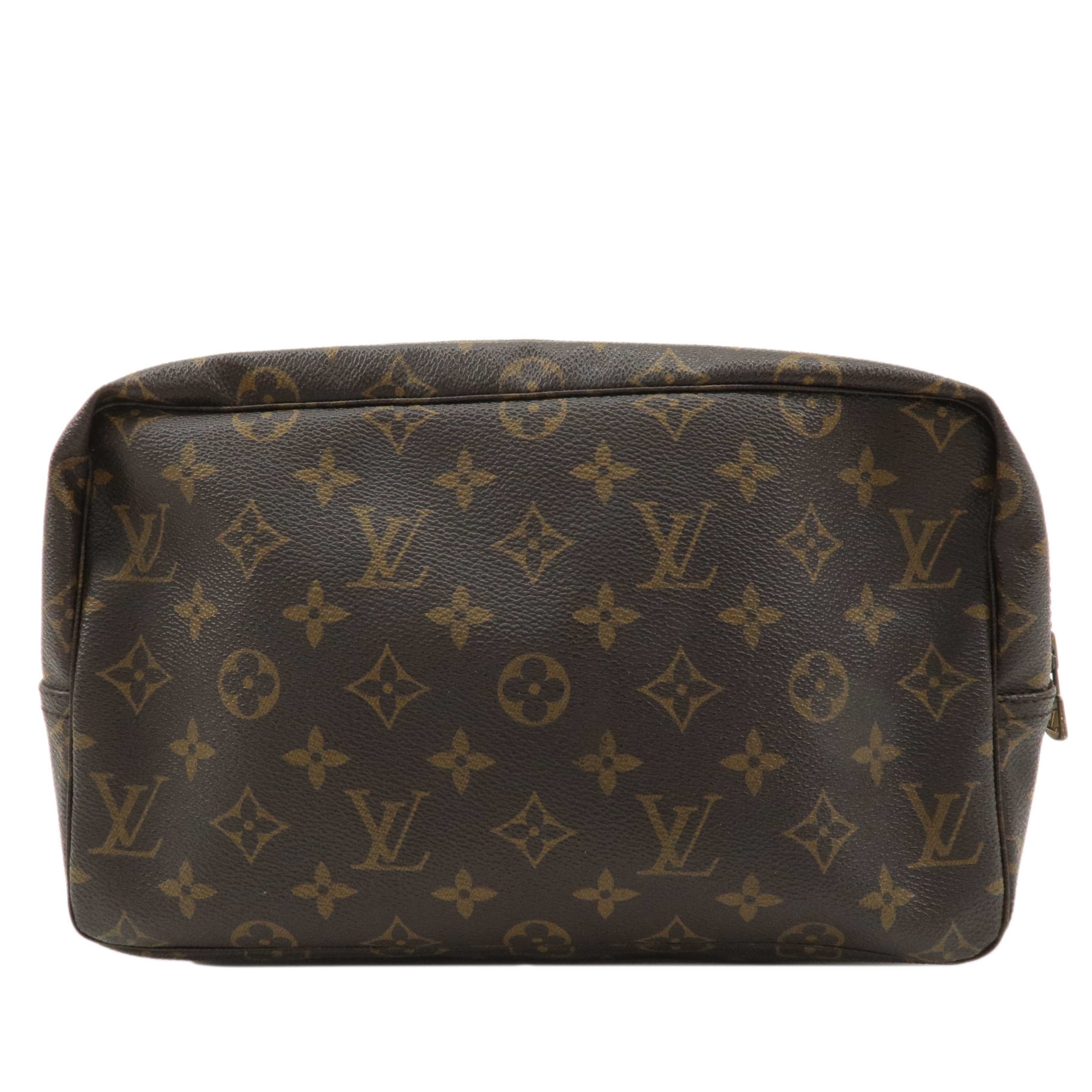 Louis Vuitton Monogram Trousse Toilette 28 Pouch Brown M47522