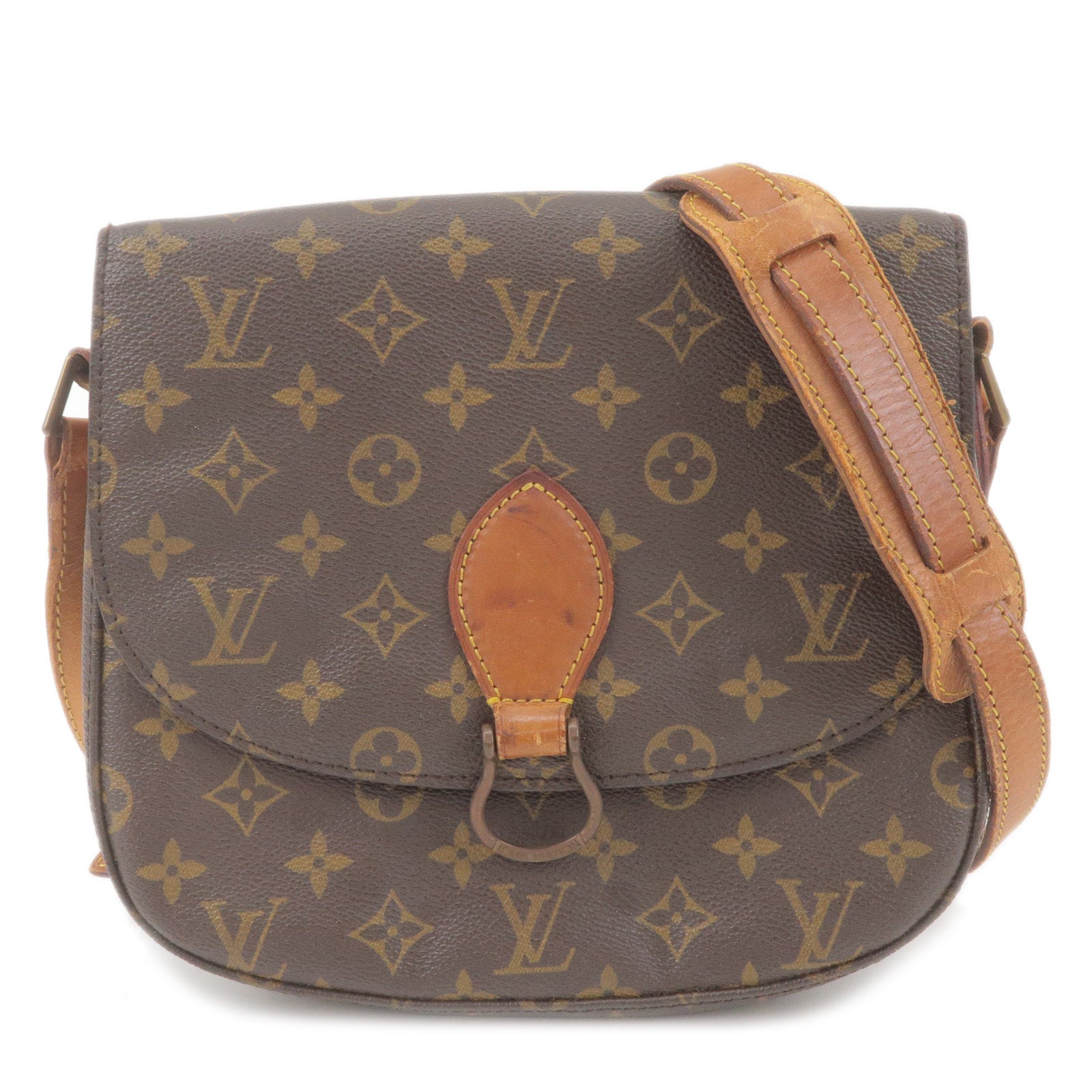 Louis Vuitton Women Brown Canvas Shoulder Bag