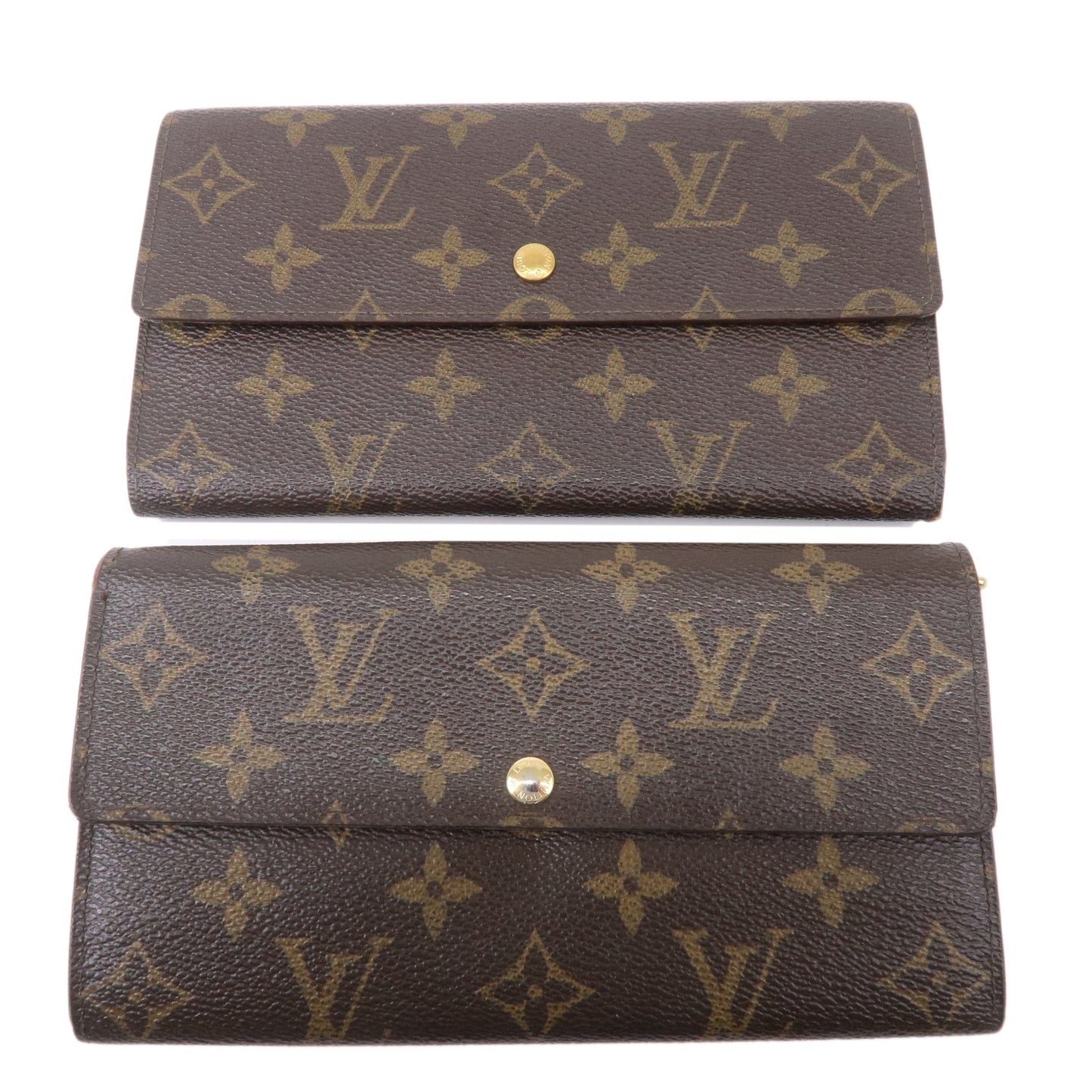 Louis-Vuitton-Monogram-Set-of-2-Long-Wallet-Brown-M61215-M61734 –  dct-ep_vintage luxury Store
