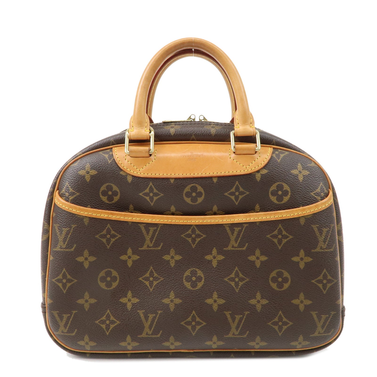 Louis-Vuitton-Monogram-Trouville-Hand-Bag-Brown-M42228-