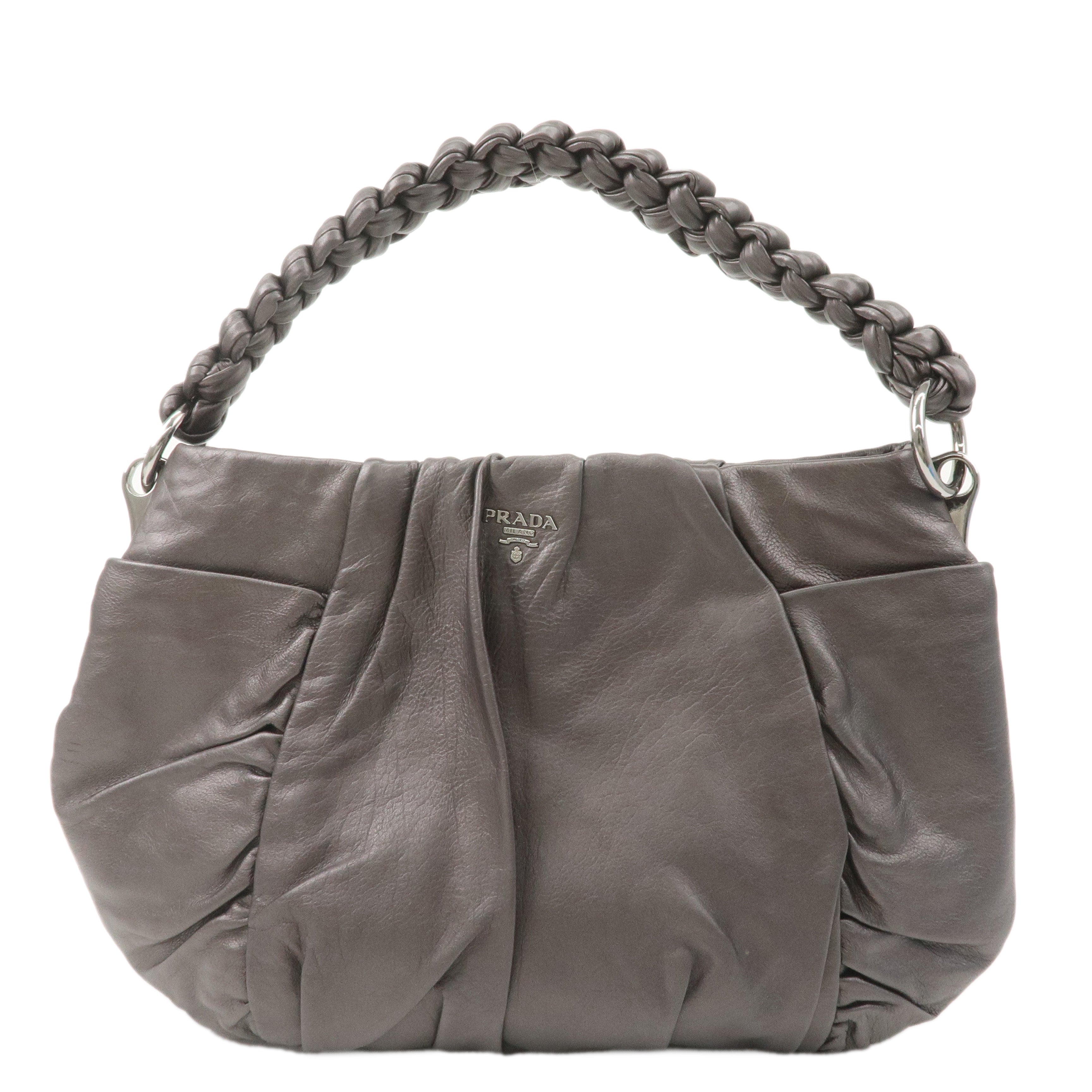 Grey – dct - PRADA - Hand - Shoulder - Bag - Leather - Bag