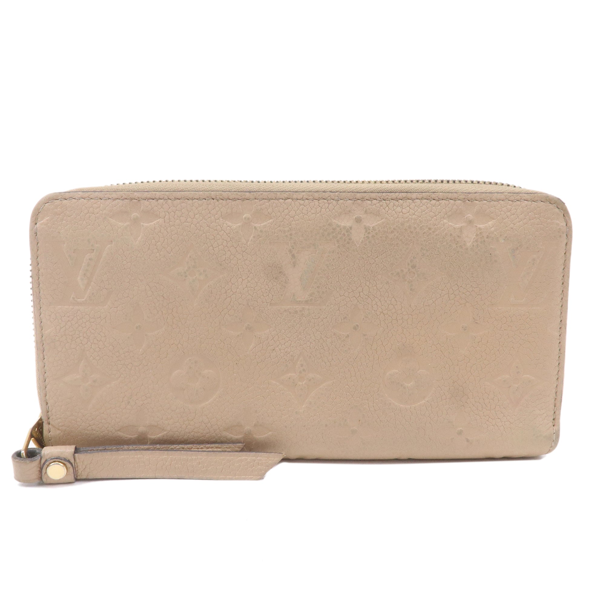 Louis Vuitton Monogram Empriente Leather Zippy Wallet on SALE
