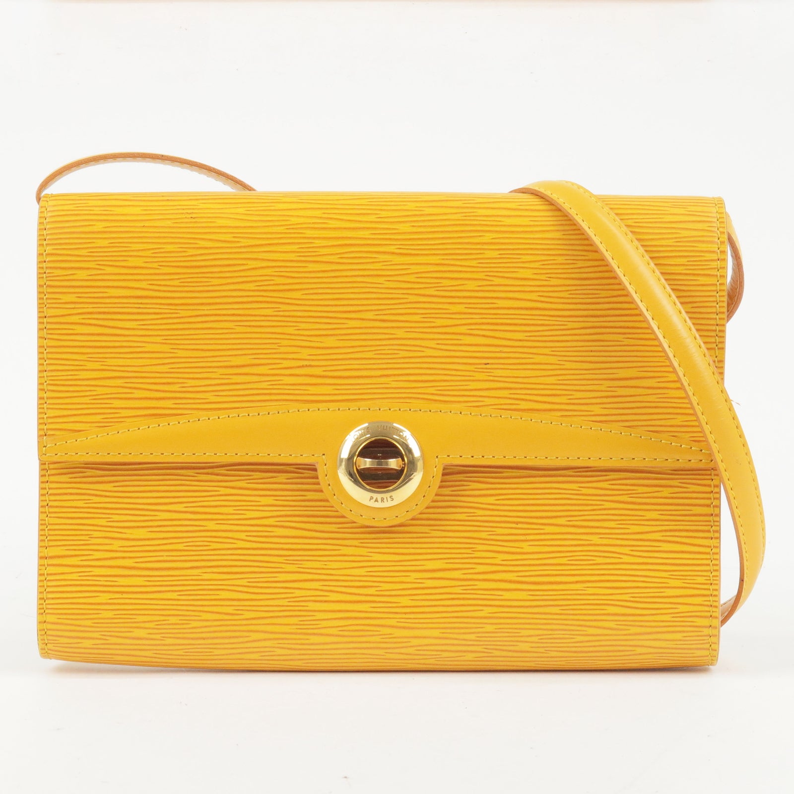 Louis Vuitton Epi Pochette Arche Shoulder Bag Yellow M52579 dct