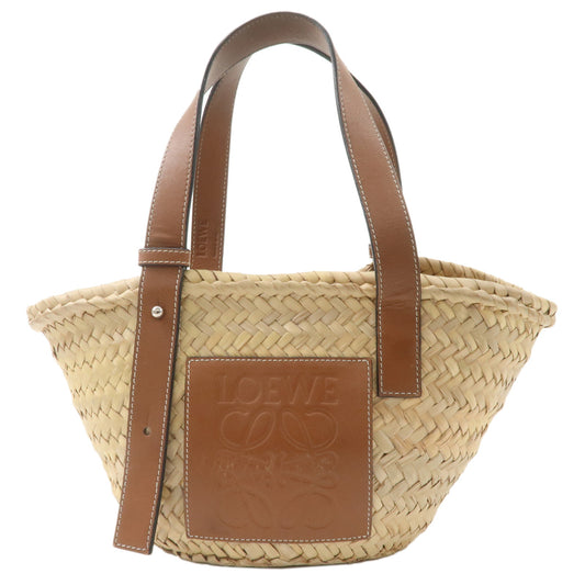 Authe-LOEWE-Palm-Leaf-Leather-Basket-Bag-Small-327.02.S93-Natural-Teint
