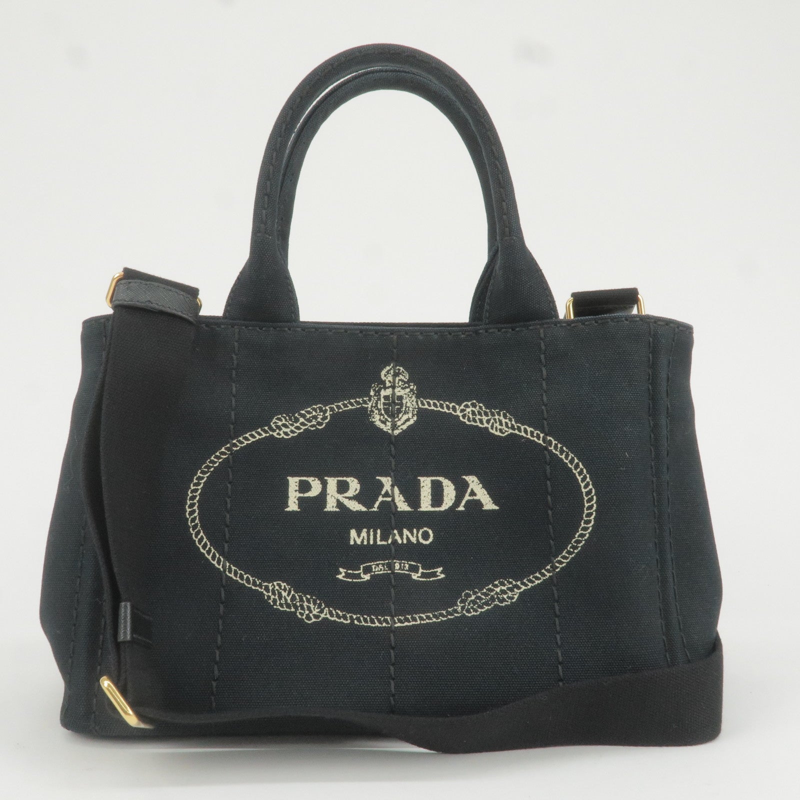 Prada Logo Tote Canapa Small Size Pink Colour Shoulder Handbag.