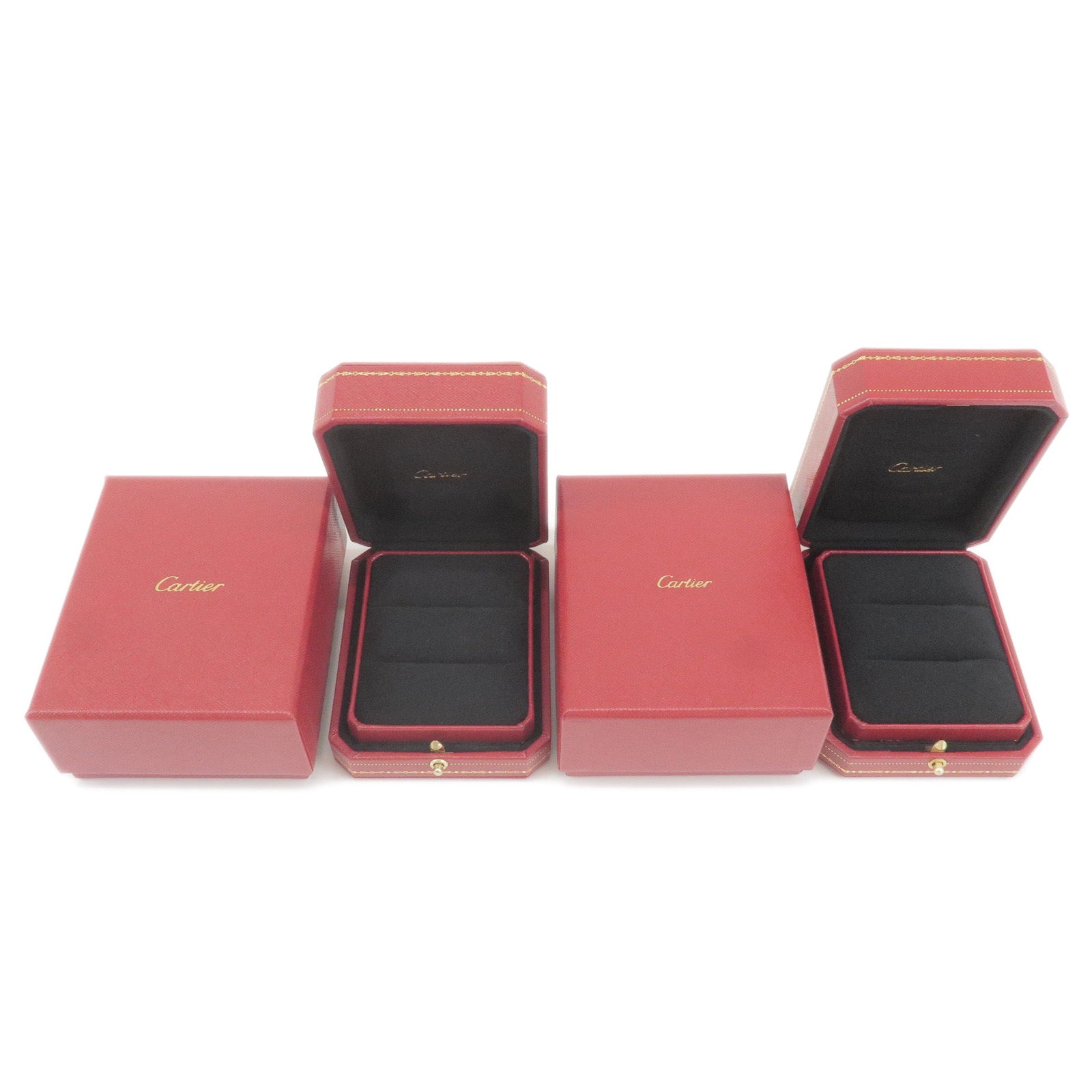 Cartier-Set-of-2-Pair-Ring-Box-Jewelry-Box-For-Pair-Rings-Red