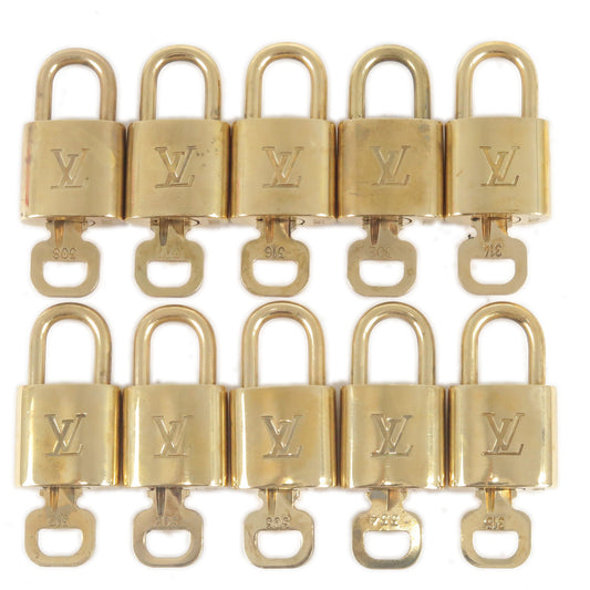 Louis-Vuitton-Set-of-10-Lock-&-Key-Cadena-Key-Lock – dct-ep_vintage luxury  Store