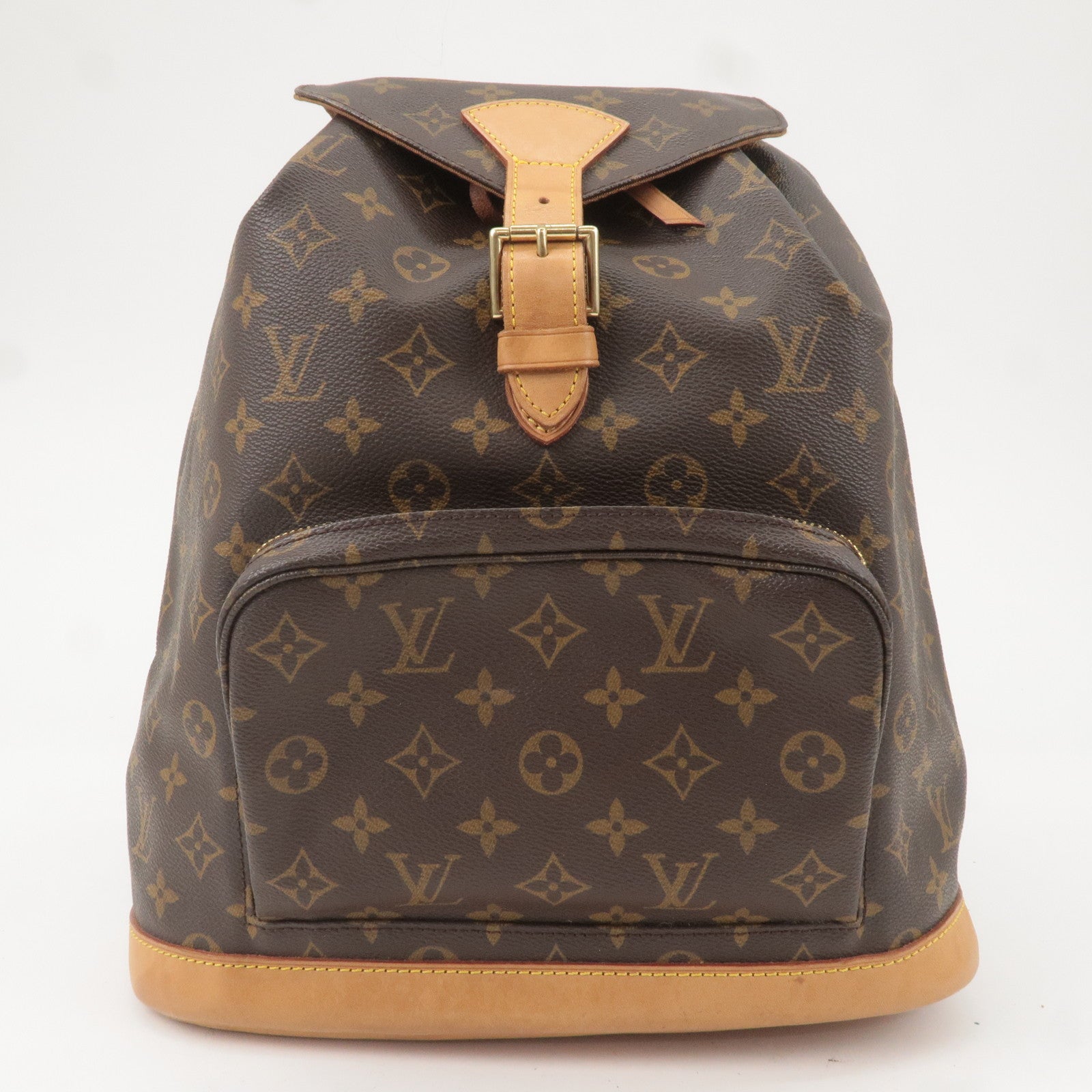 Louis Vuitton Montsouris Backpack GM Brown Canvas/Leather