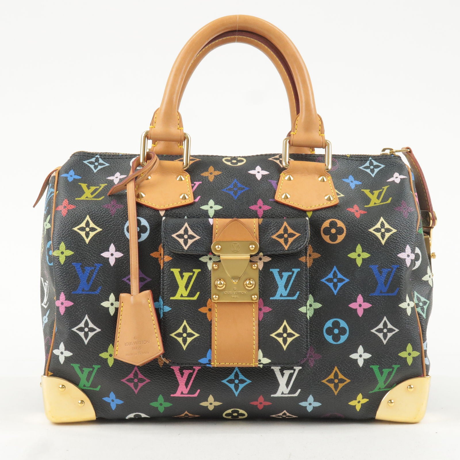 Vuitton - Louis - Monogram - 30 - Portafogli Louis Vuitton Clémence in tela  monogram cerata - Murakami - Speedy - M92642 – Louis Vuitton 2008 pre -  Color - Multi - owned Petit Marceau shoulder bag Brown