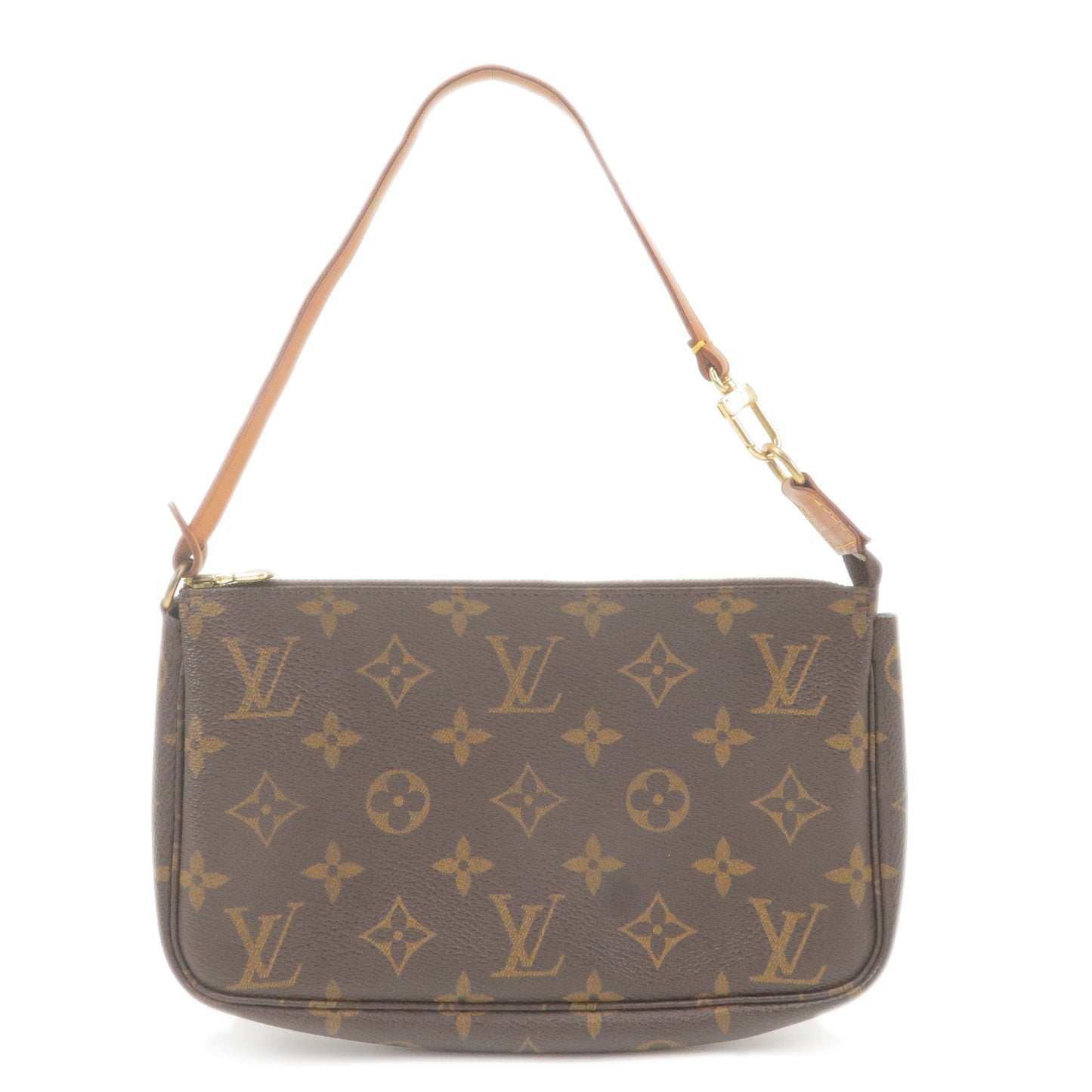 LOUIS VUITTON Pochette Accessoires Hand Bag Monogram Leather BN M51980  33MT585 in 2023