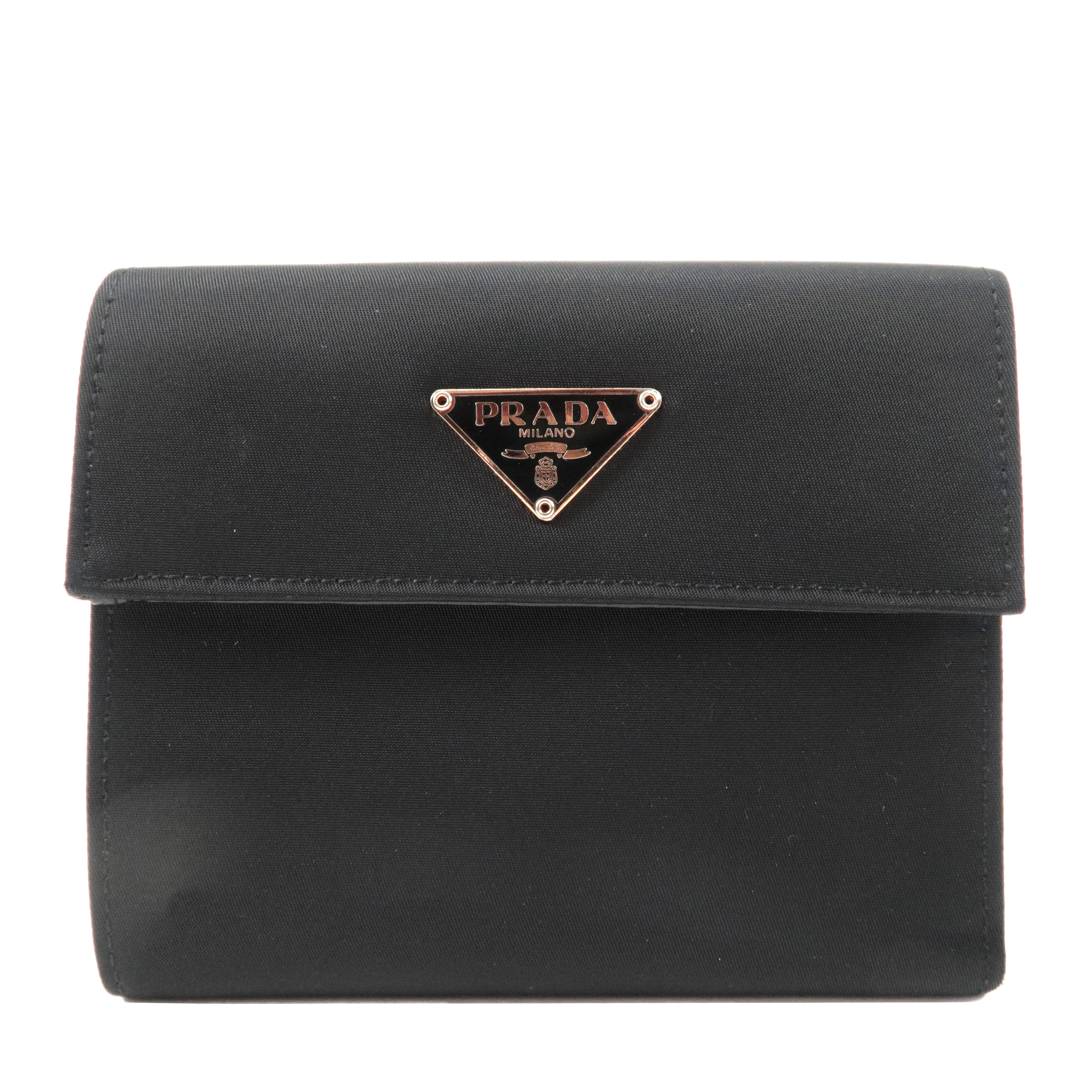 Prada wallet nylon best sale