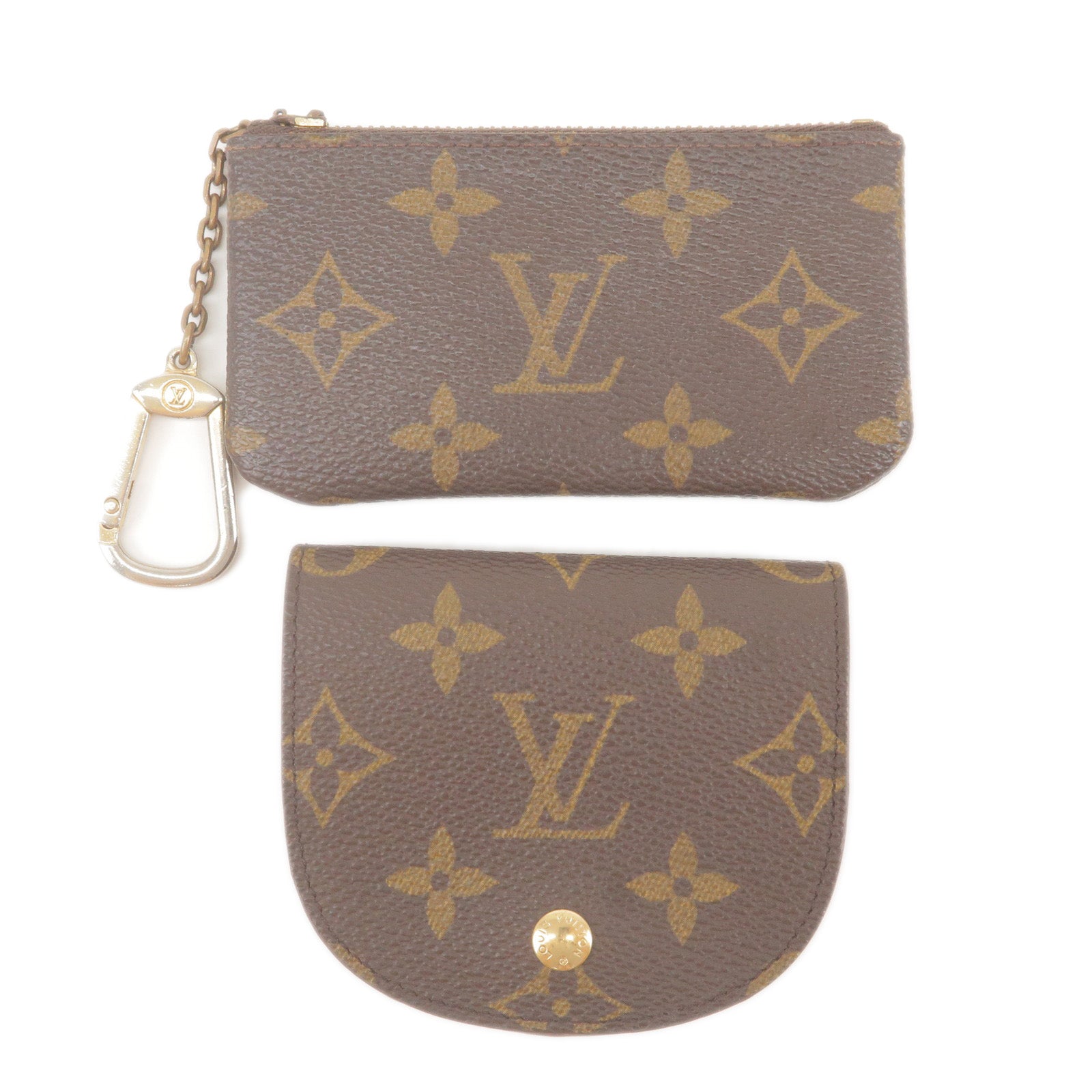 -Set-of-2-Louis-Vuitton-Monogram-Coin-Case-M62650-M61970
