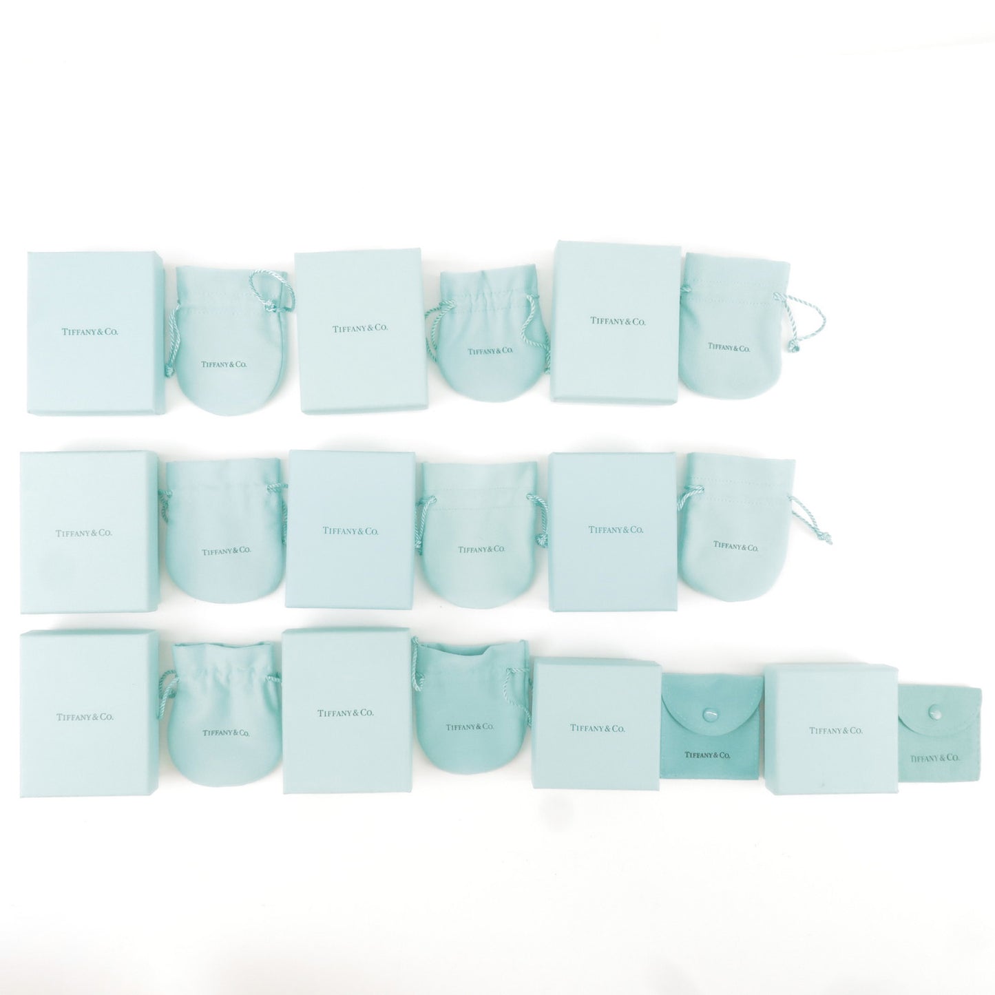 Tiffany&Co. Set of 10 Jewelry Box Tiffany Blue