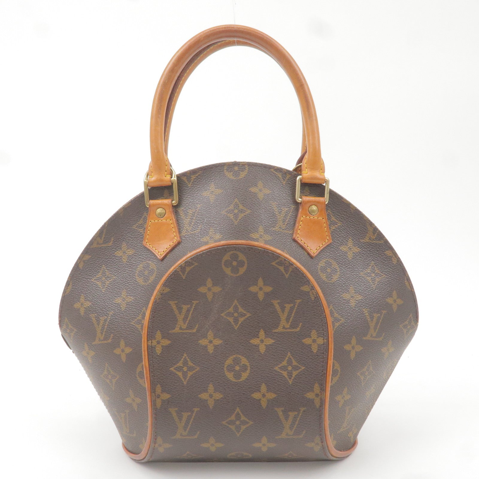 LOUIS VUITTON Monogram Ellipse Shopping Shoulder Bag M51128 Brown Auth TM997