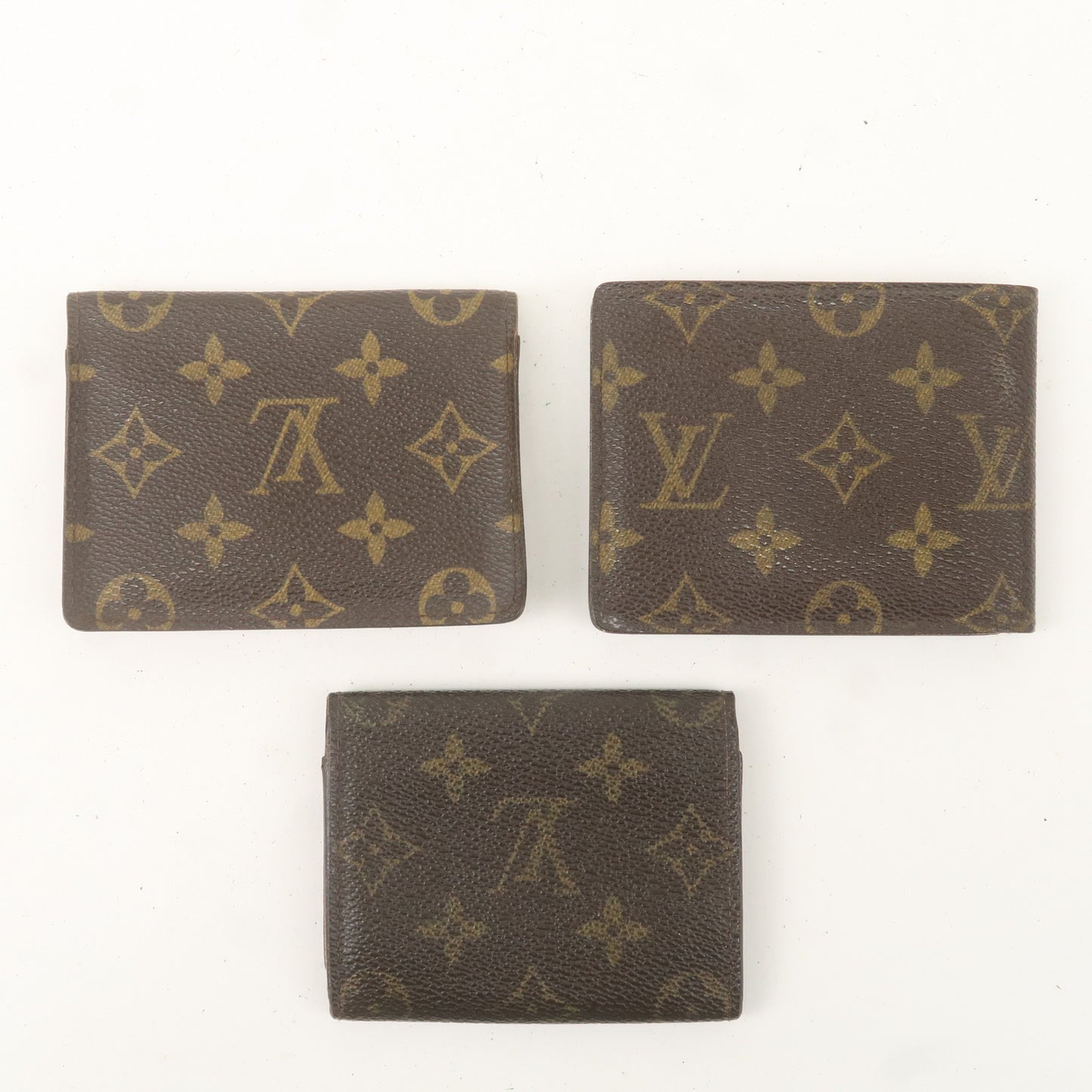 Louis Vuitton Monogram Set of 3 Card Case M60533 M60930 M62920