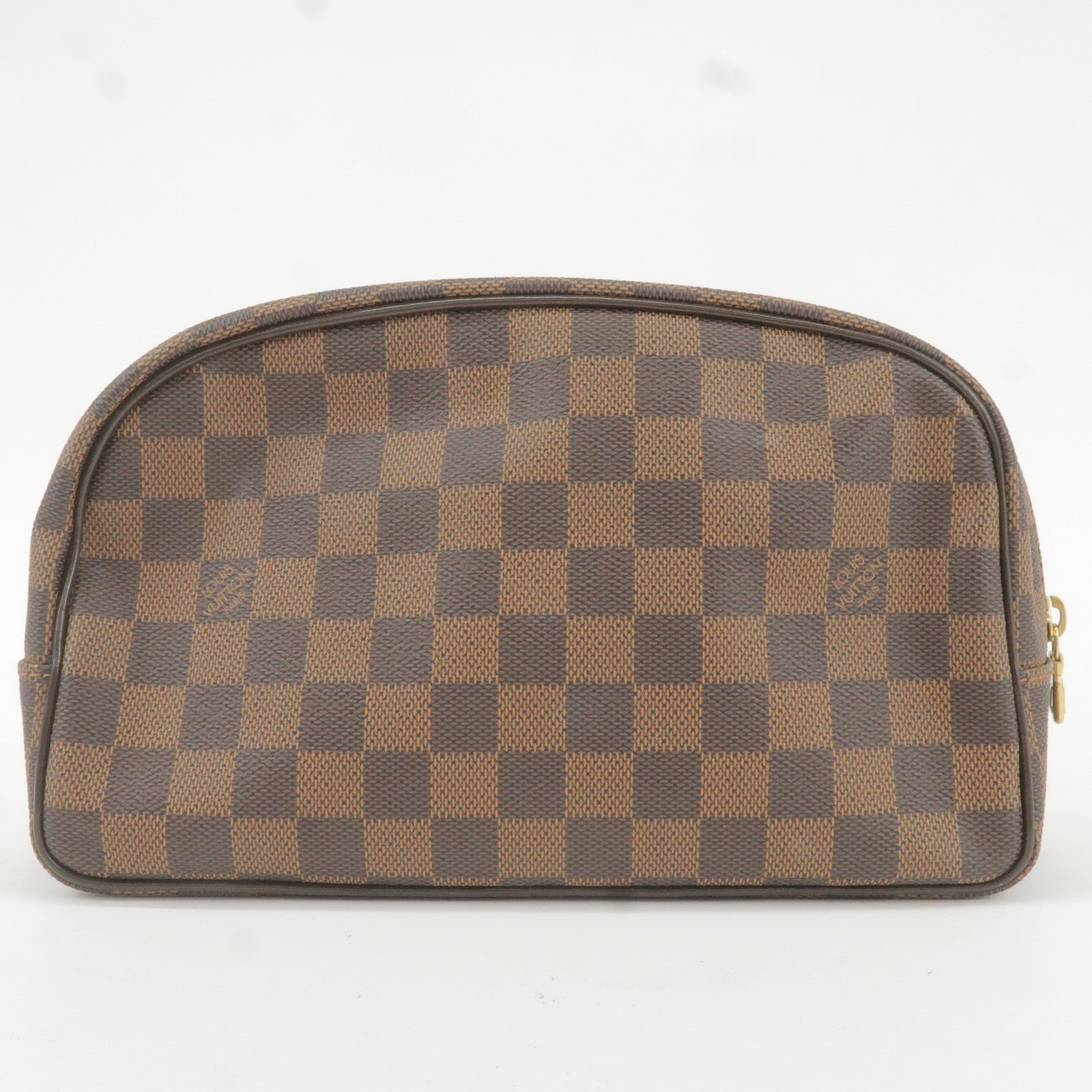 Authentic Louis Vuitton Trousse Toilette 25 Damier Ebene 