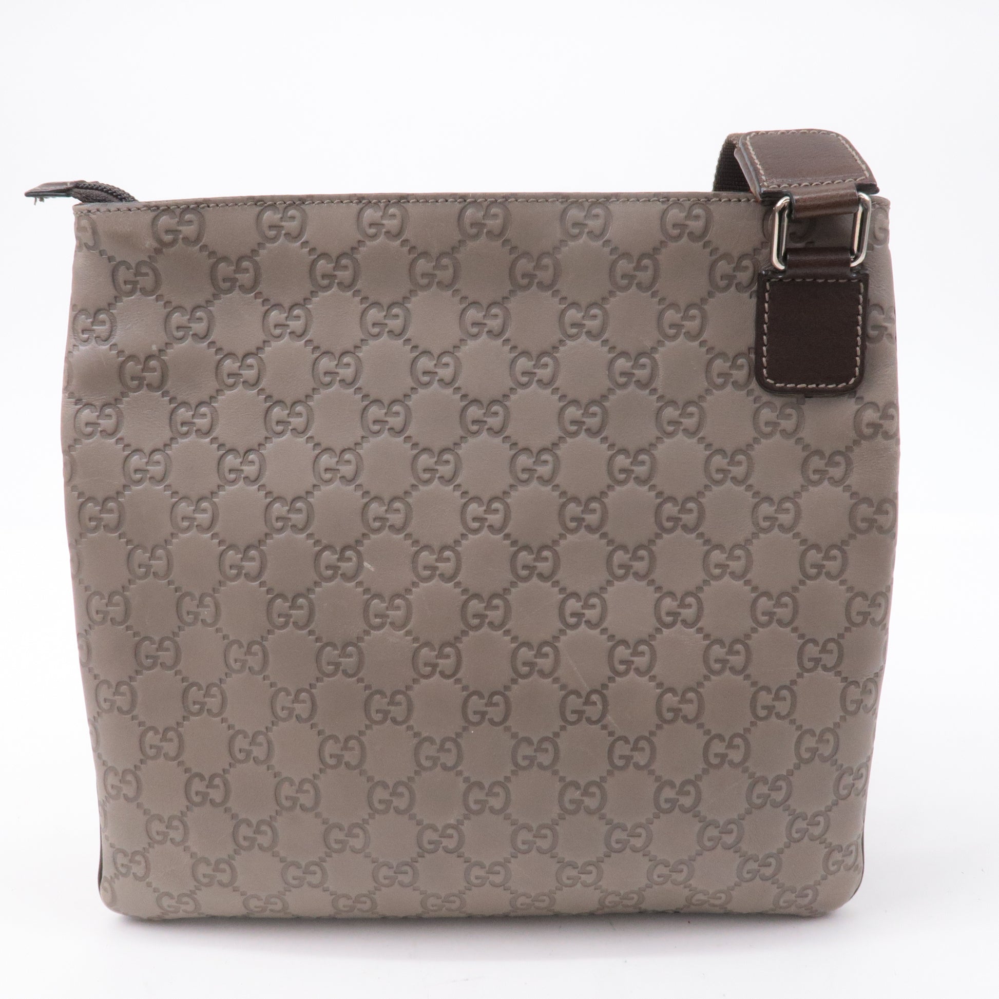 Gucci Crossbody Bag Sale | Guccissima Leather Gray | BagBuyBuy