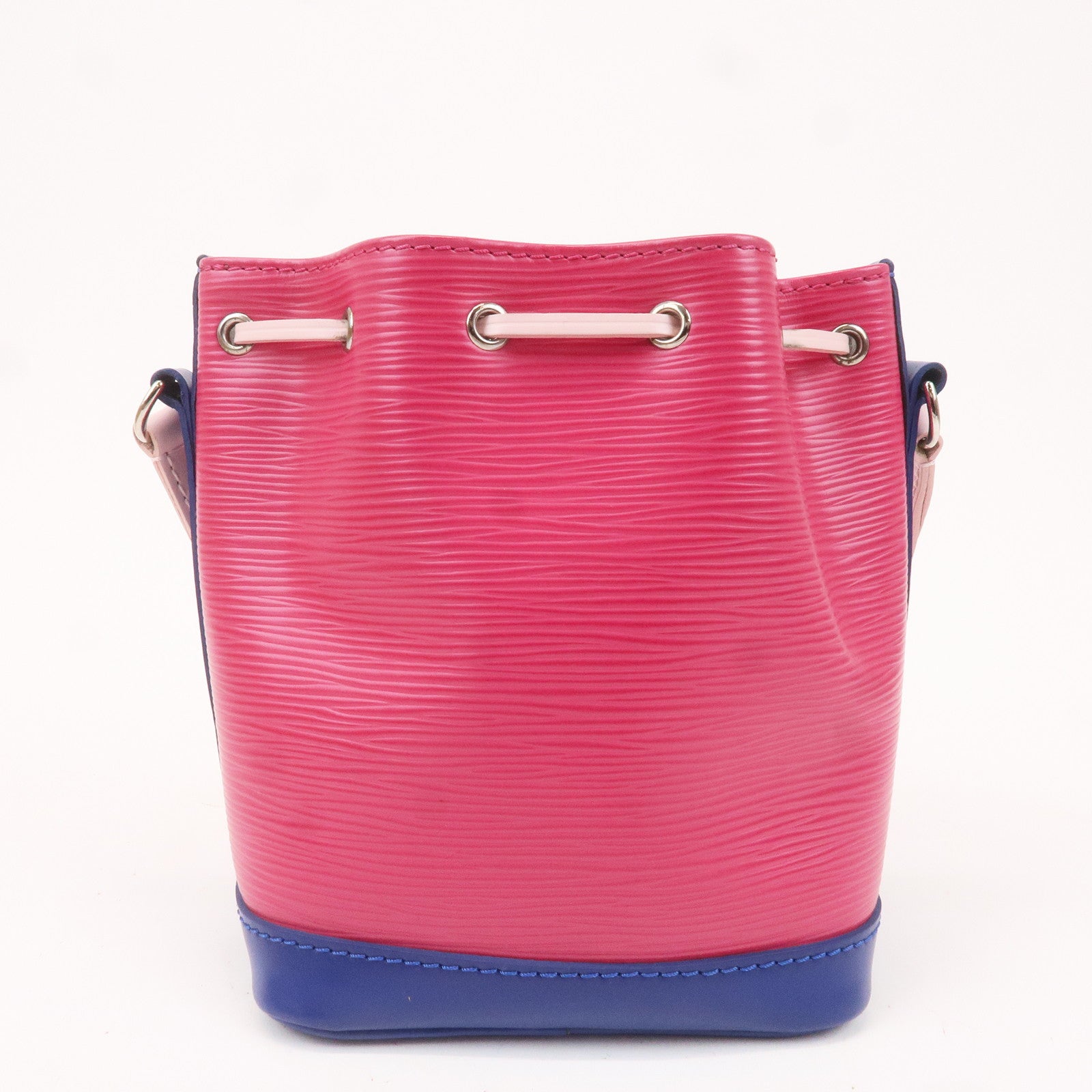 Louis Vuitton Epi Nano Noe Shoulder Bag Pink Blue M42502