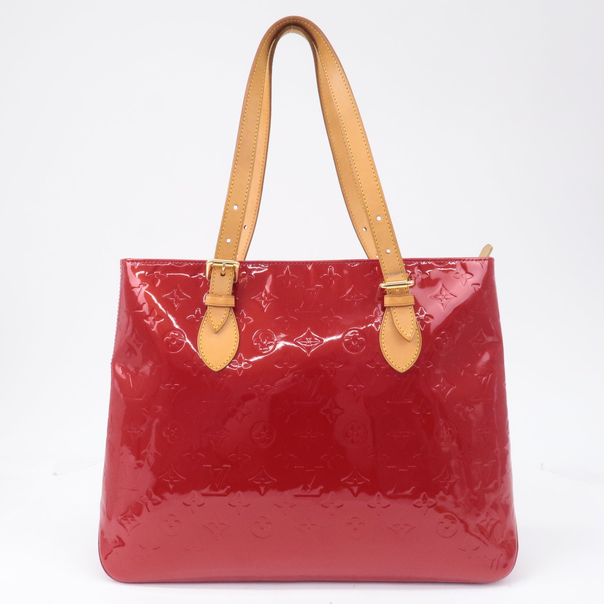 Used Louis Vuitton Brentwood Monogram Vernis Red/Enamel/Red Bag