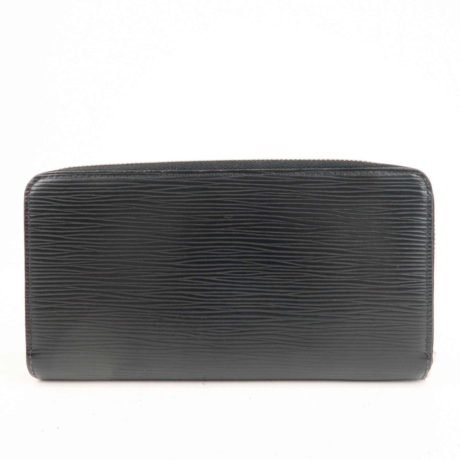 Louis Vuitton Epi Zippy Wallet Zip Round Wallet Noir M60072