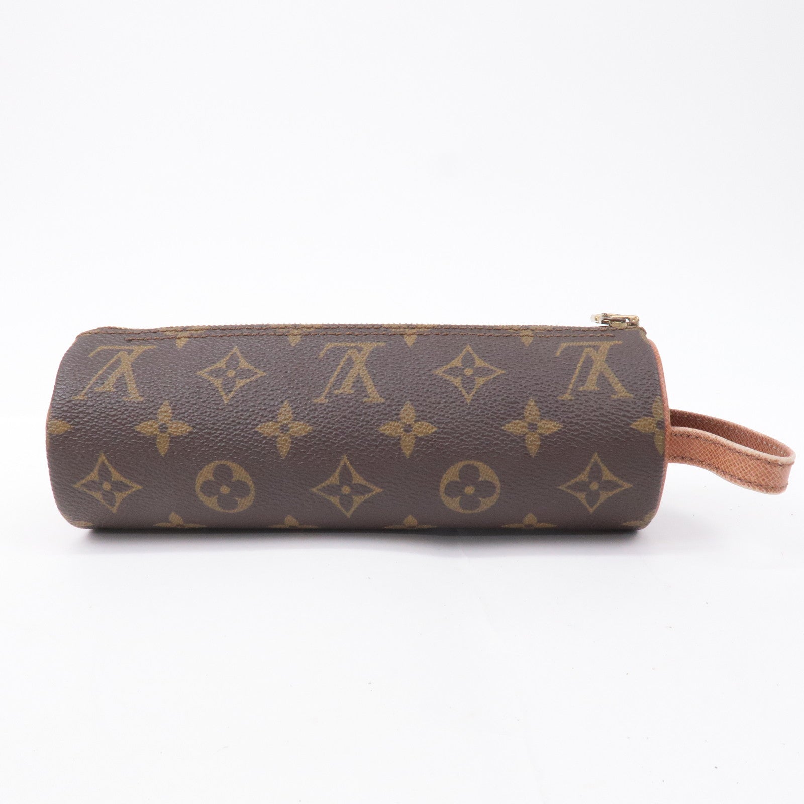 Louis Vuitton Monogram Trousse Ronde Pencil Case - Brown Mini Bags