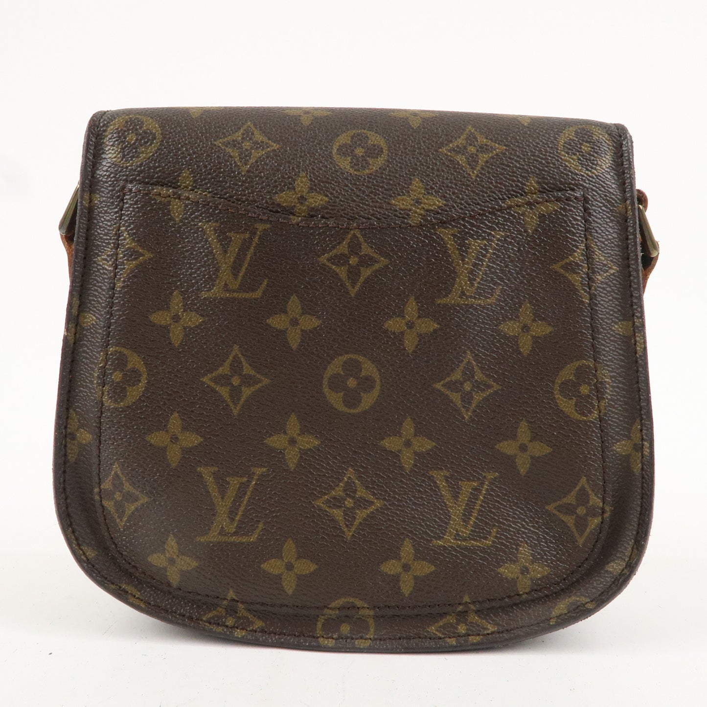 Louis Vuitton Monogram Saint Cloud MM Shoulder Bag Brown M51243