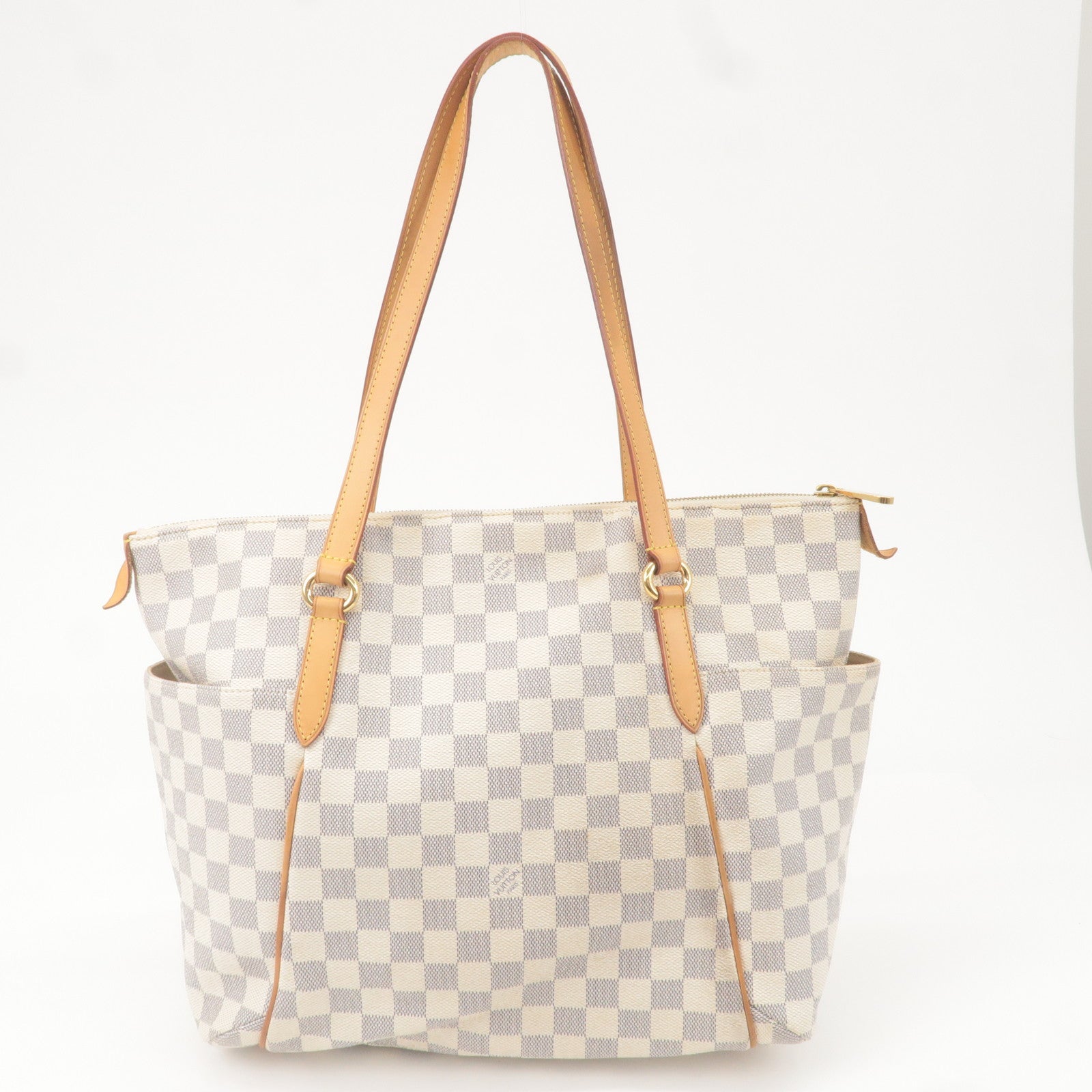 Louis Vuitton Pre-Owned White Totally MM Damier Azur Tote, Best Price and  Reviews