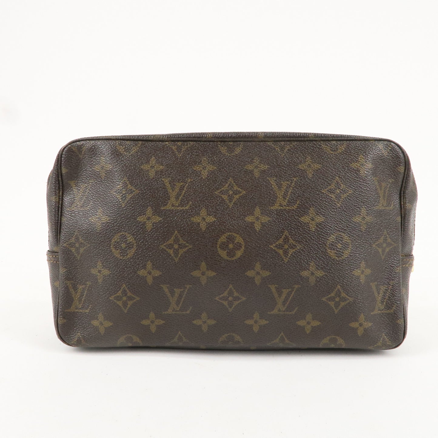 Louis Vuitton Monogram Trousse Toilette 28 Pouch Brown M47522