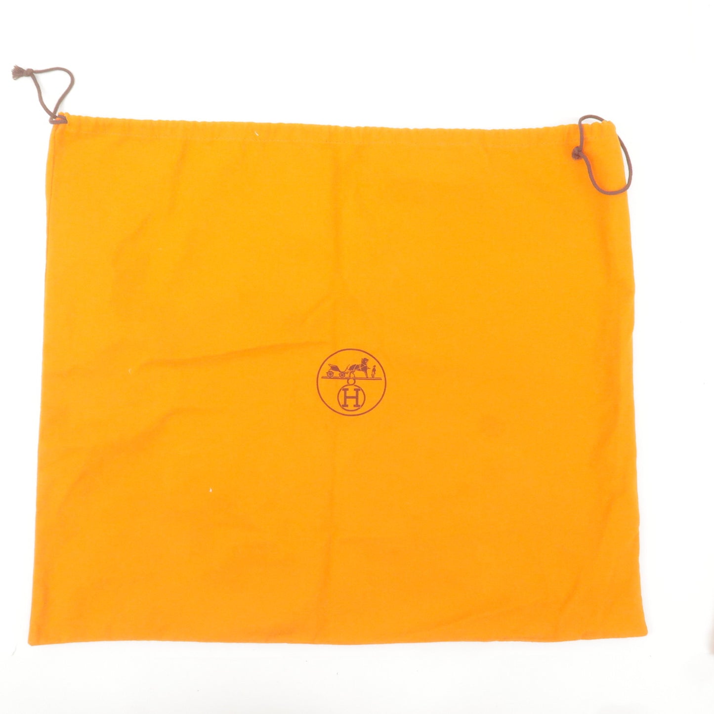 Hermes Set of 5 Dust Bag Storage Bag Cotton Orange