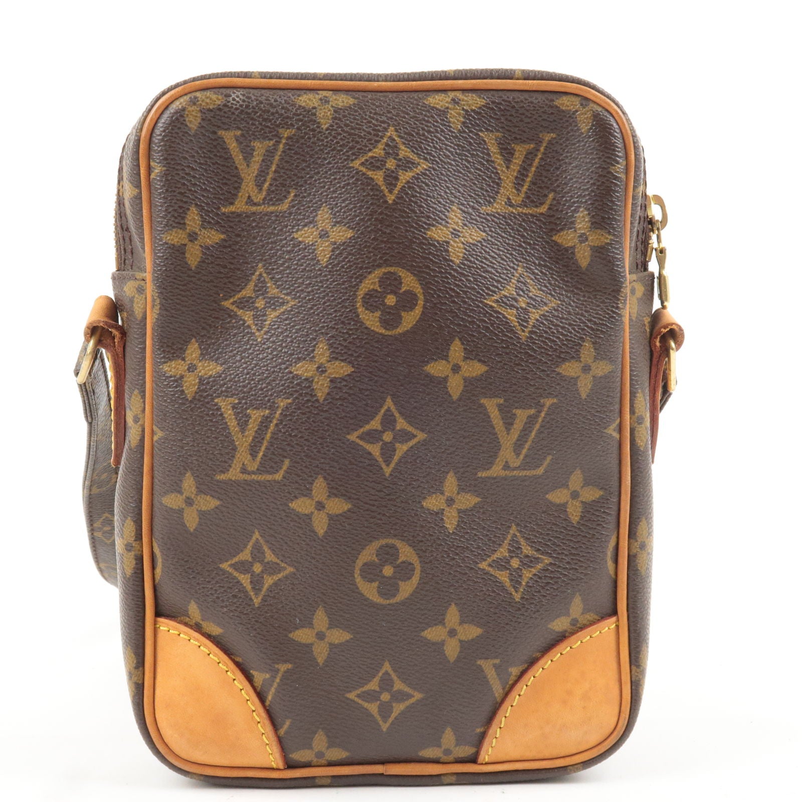 Authentic Louis Vuitton Monogram Danube Shoulder Cross Body Bag M45266 LV  1658G