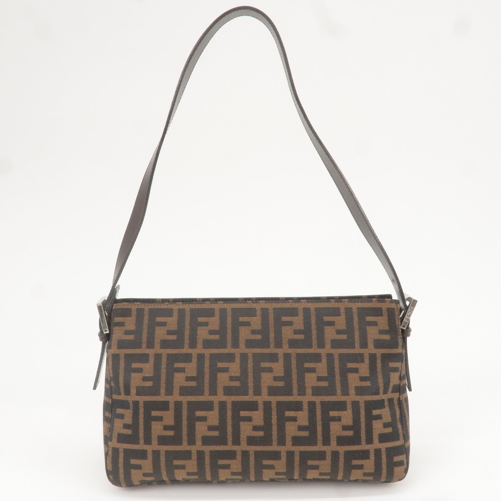 Pre-Owned Brown Zucca Canvas Shoulder Bag QBB059CR0B121