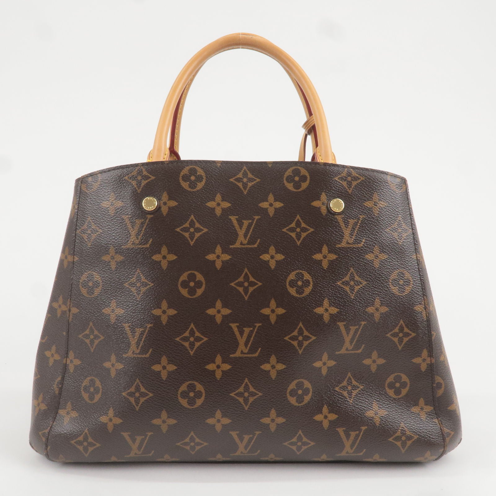 Louis Vuitton Monogram Montaigne MM - Brown Handle Bags, Handbags -  LOU729235