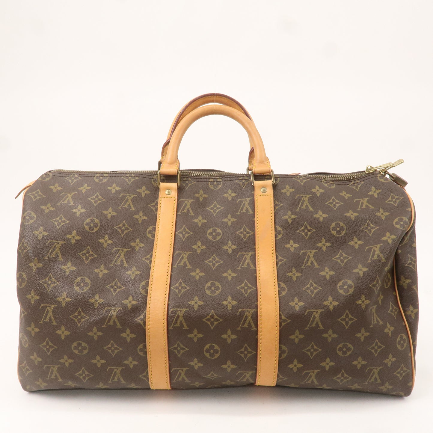 Louis Vuitton Monogram Keep All 50 Boston Bag Brown M41426