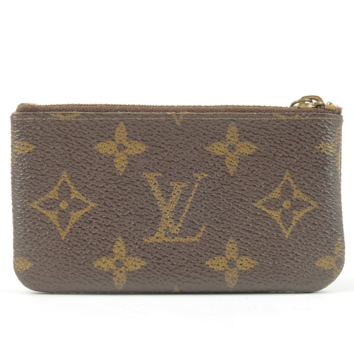 Louis Vuitton Monogram Pochette Cles Coin Case Key Case  M62650