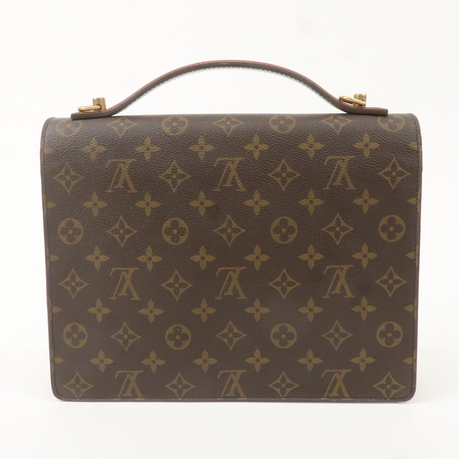 Louis Vuitton Monogram Monceau Hand Bag Brief Case M51185