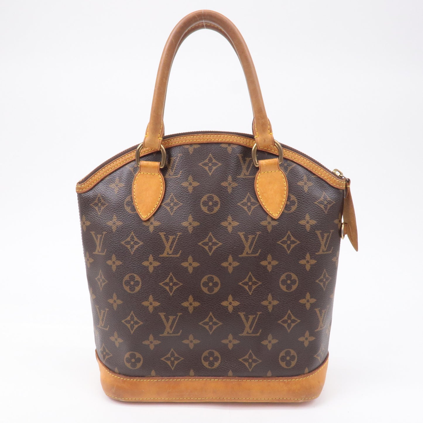 Louis Vuitton Lockit Tote Bag handbag Hand Bag Monogram Brown M40102 Women