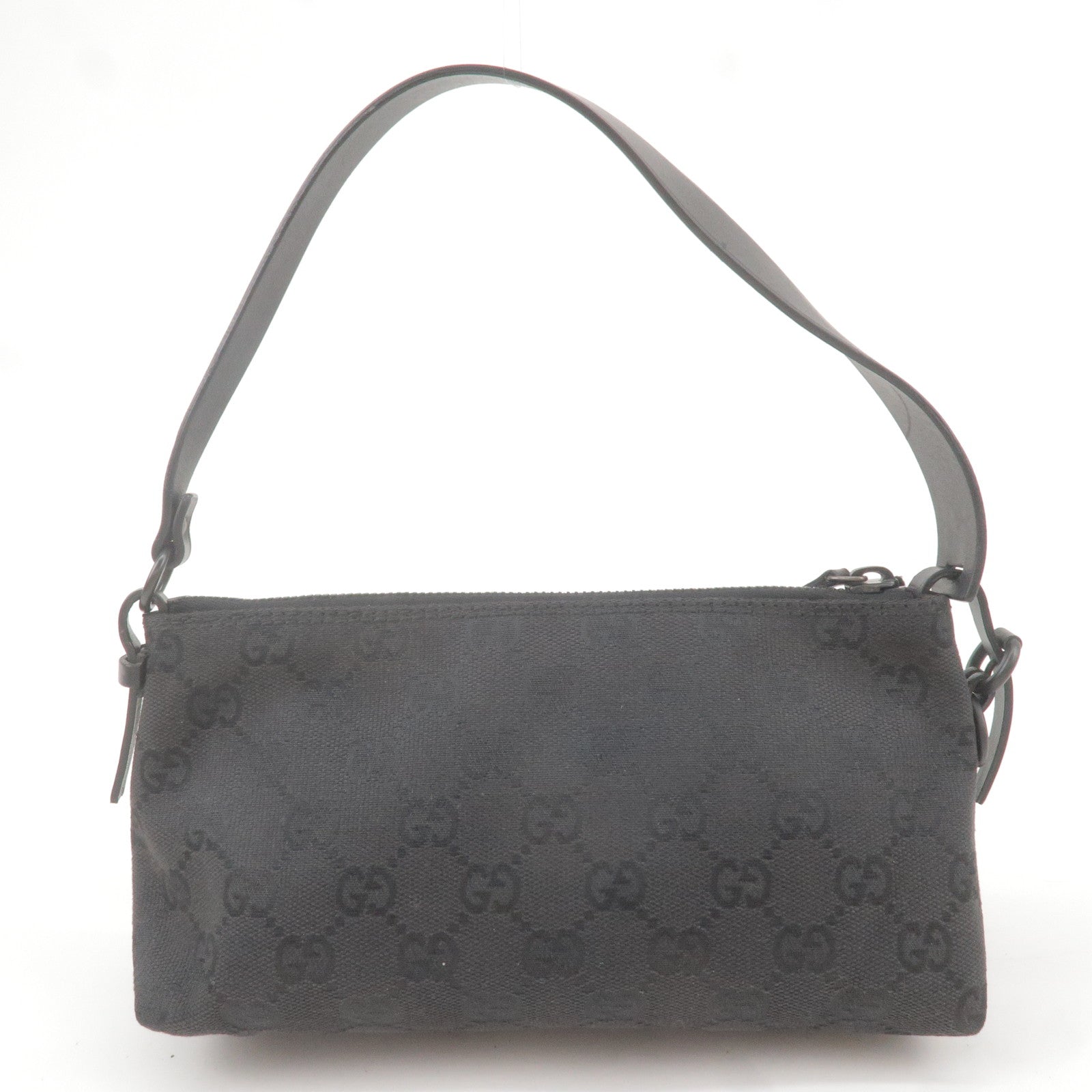 black gucci monogram purse