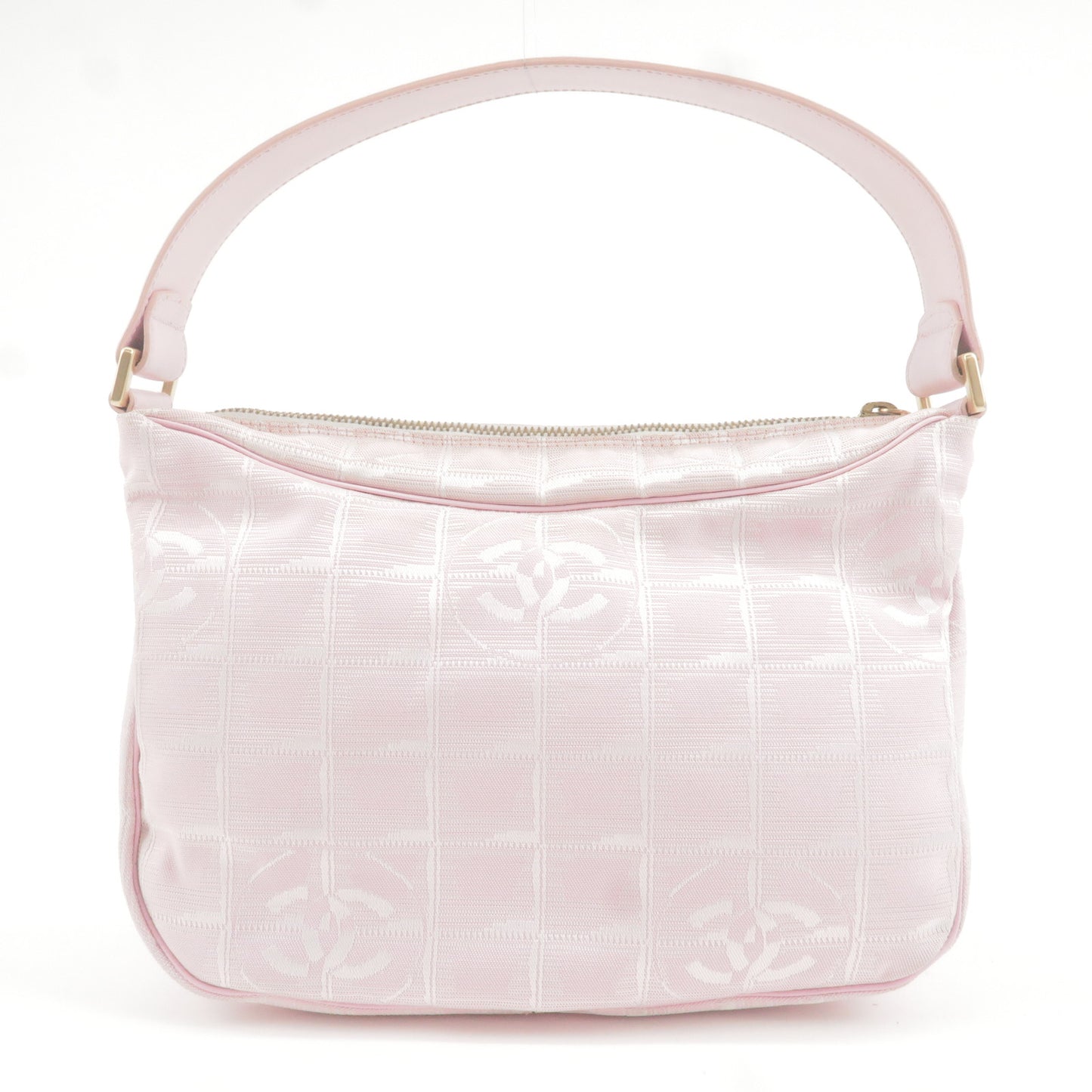 CHANEL-Travel-Line-Nylon-Jacquard-Leather-Hand-Bag-Pink-A20516 – dct-ep_vintage  luxury Store