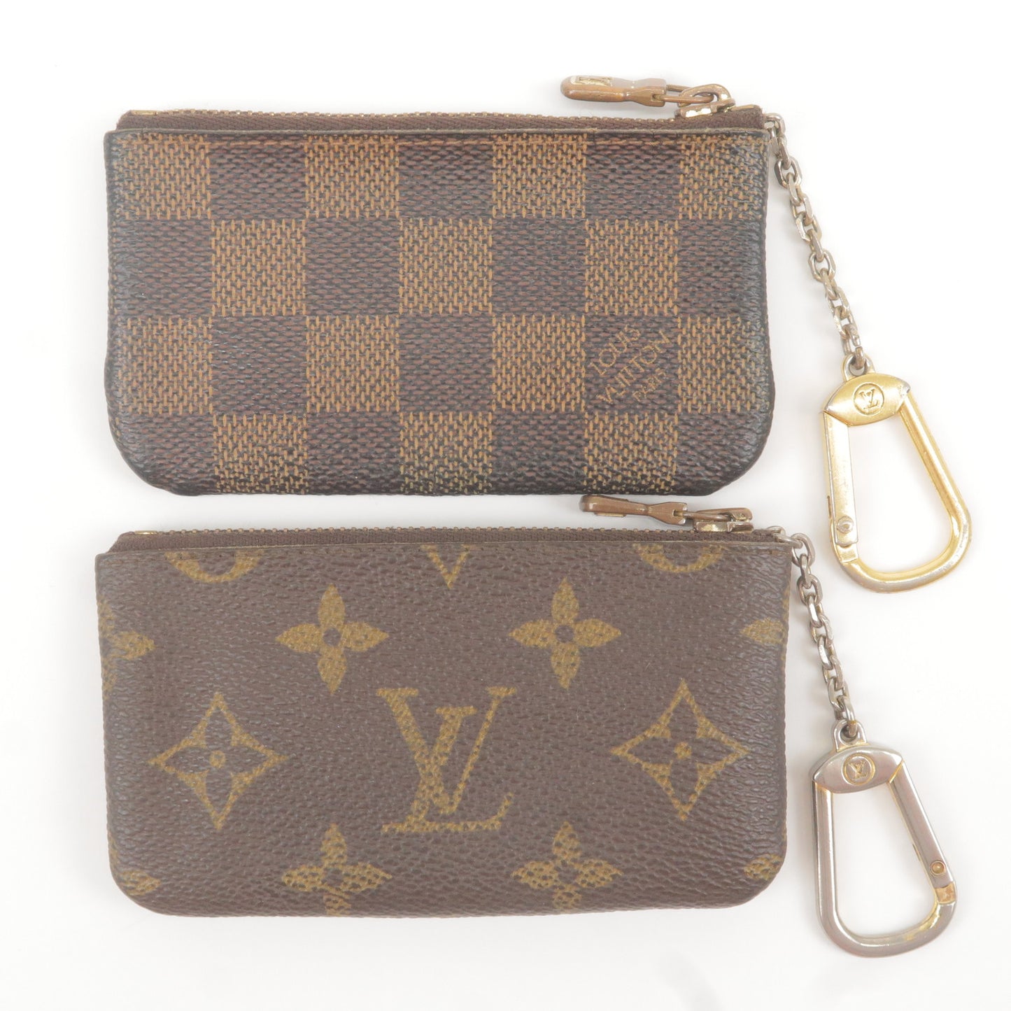 Louis Vuitton Set of 2 Pochette Cles Coin Key Case M62650 N62658