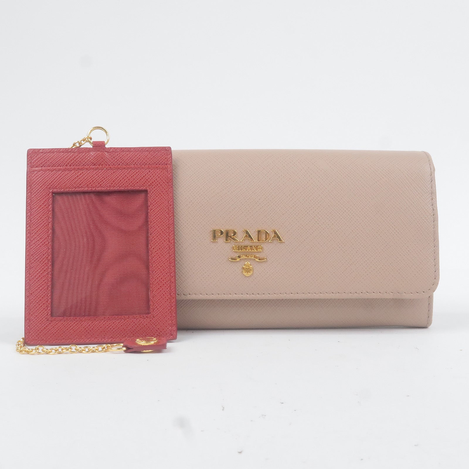 Prada Prada Saffiano Leather Card Holder 1MC122 Yellow buy to Japan.  CosmoStore Japan