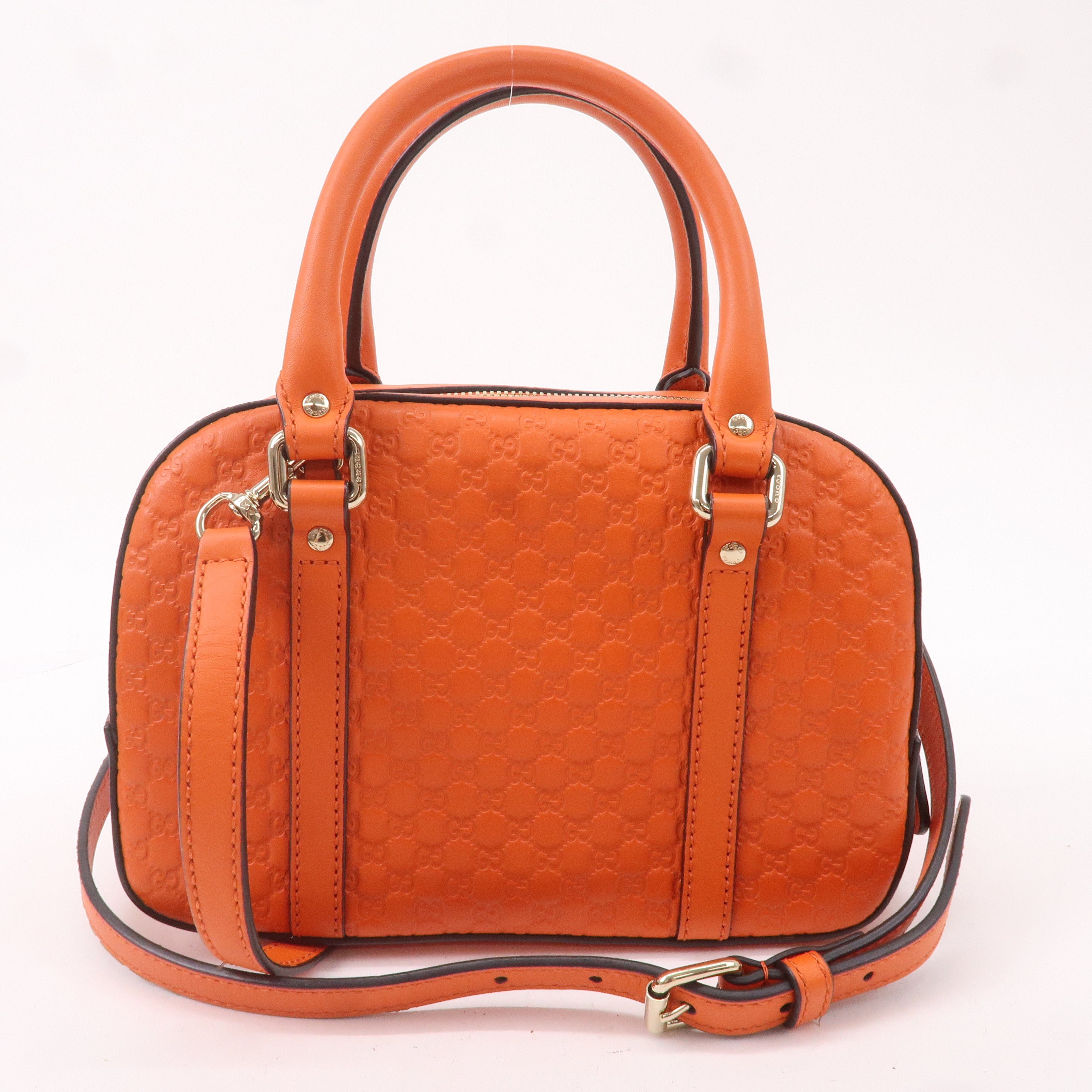 GUCCI-Micro-Guccissima-Leather-2Way-Shoulder-Bag-Orange-510289 