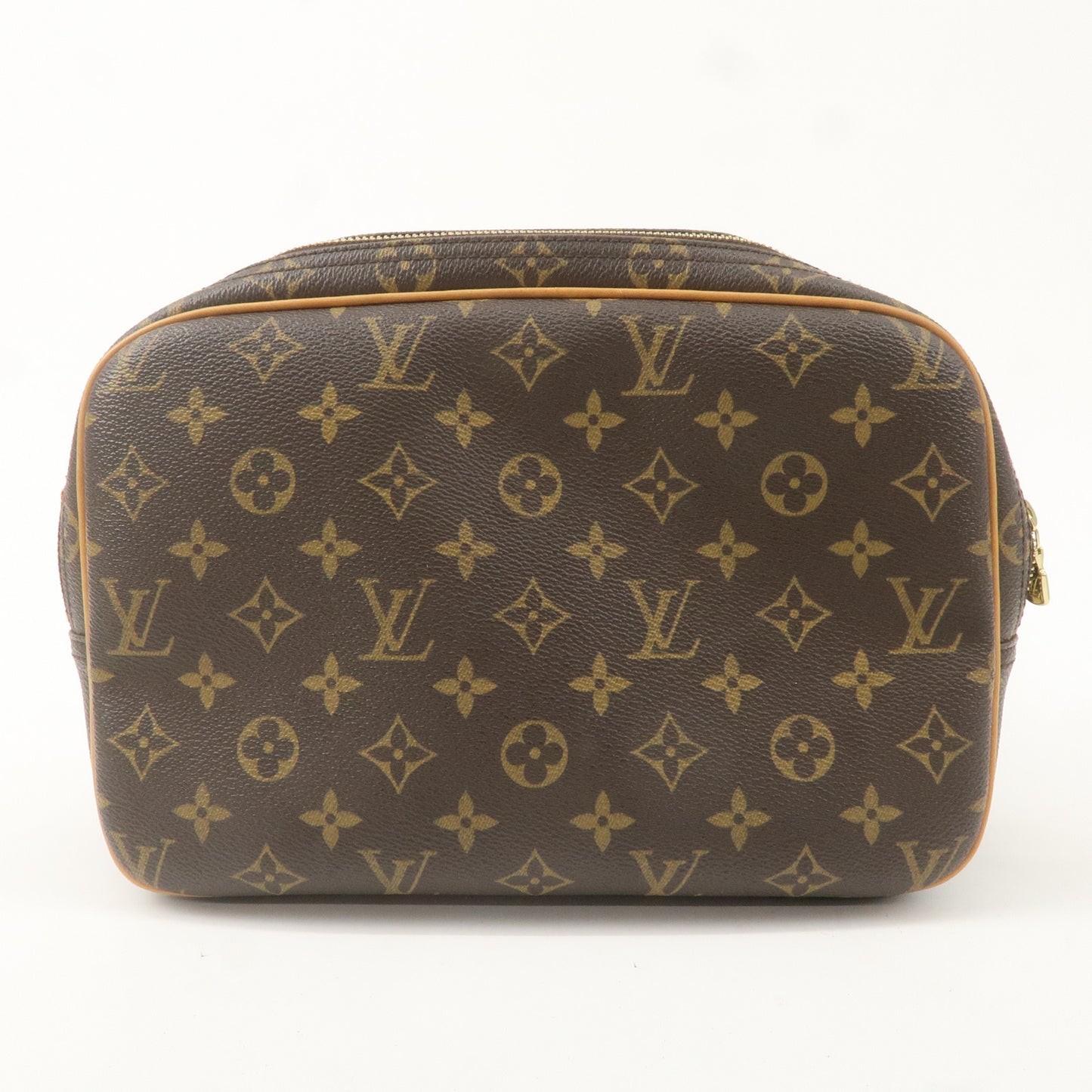 Louis Vuitton Monogram Reporter PM Shoulder Bag Brown M45254