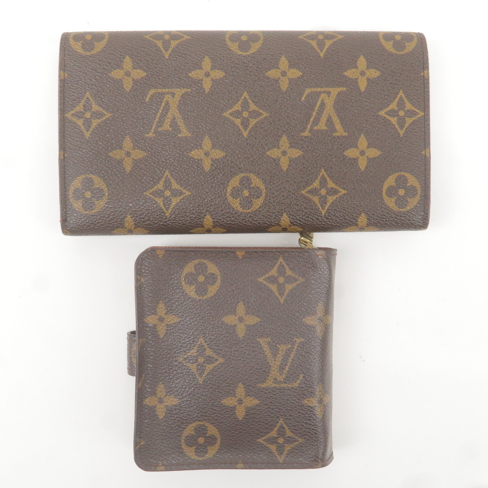 Louis-Vuitton-Monogram-Set-of-2-Small-&-Long-Wallet-M61725-M61667 –  dct-ep_vintage luxury Store