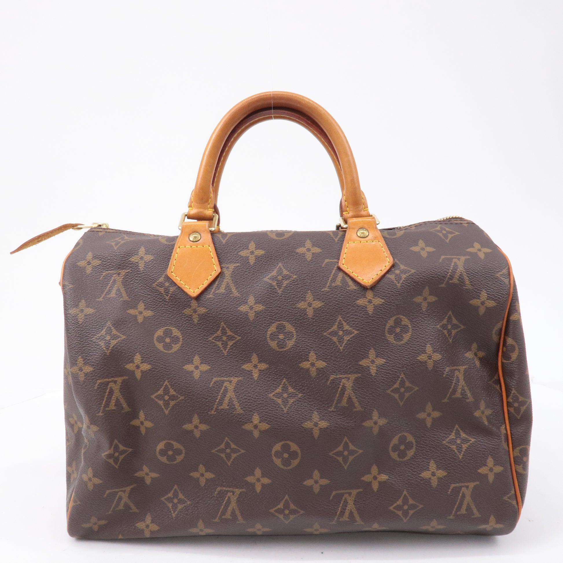 Louis Vuitton, Bags, Louis Vuitton Monogram Speedy 3 M4526 Handbag