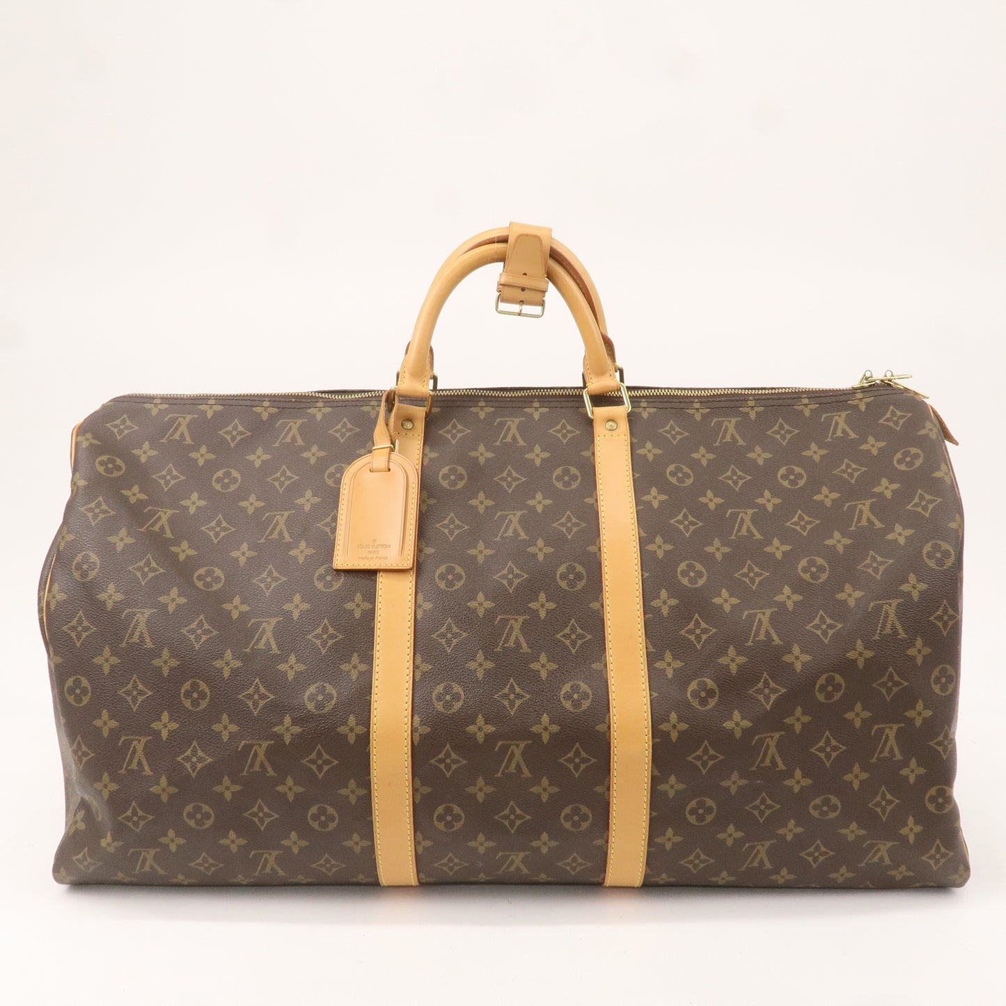 Louis Vuitton Monogram Keep All 60 Boston Bag Brown M41422