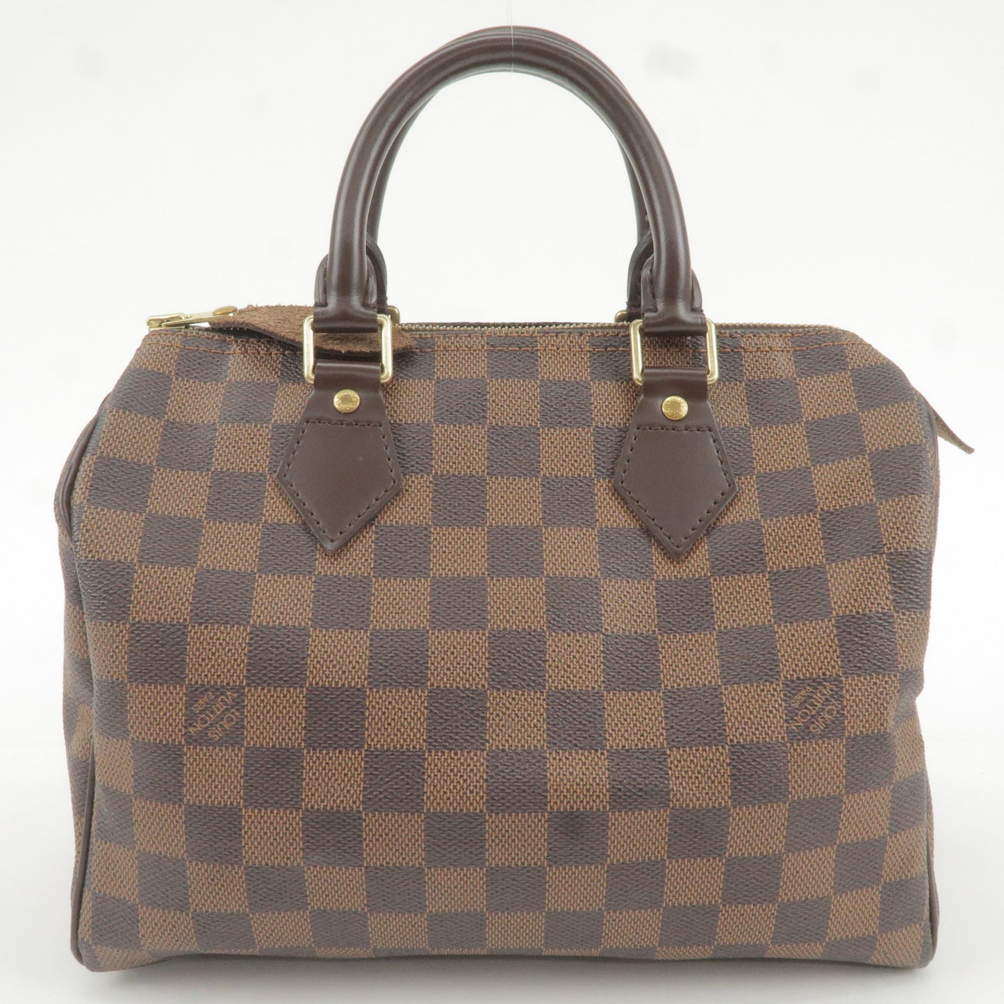 Louis Vuitton Damier Ebene Speedy 25 Boston Bag N41365