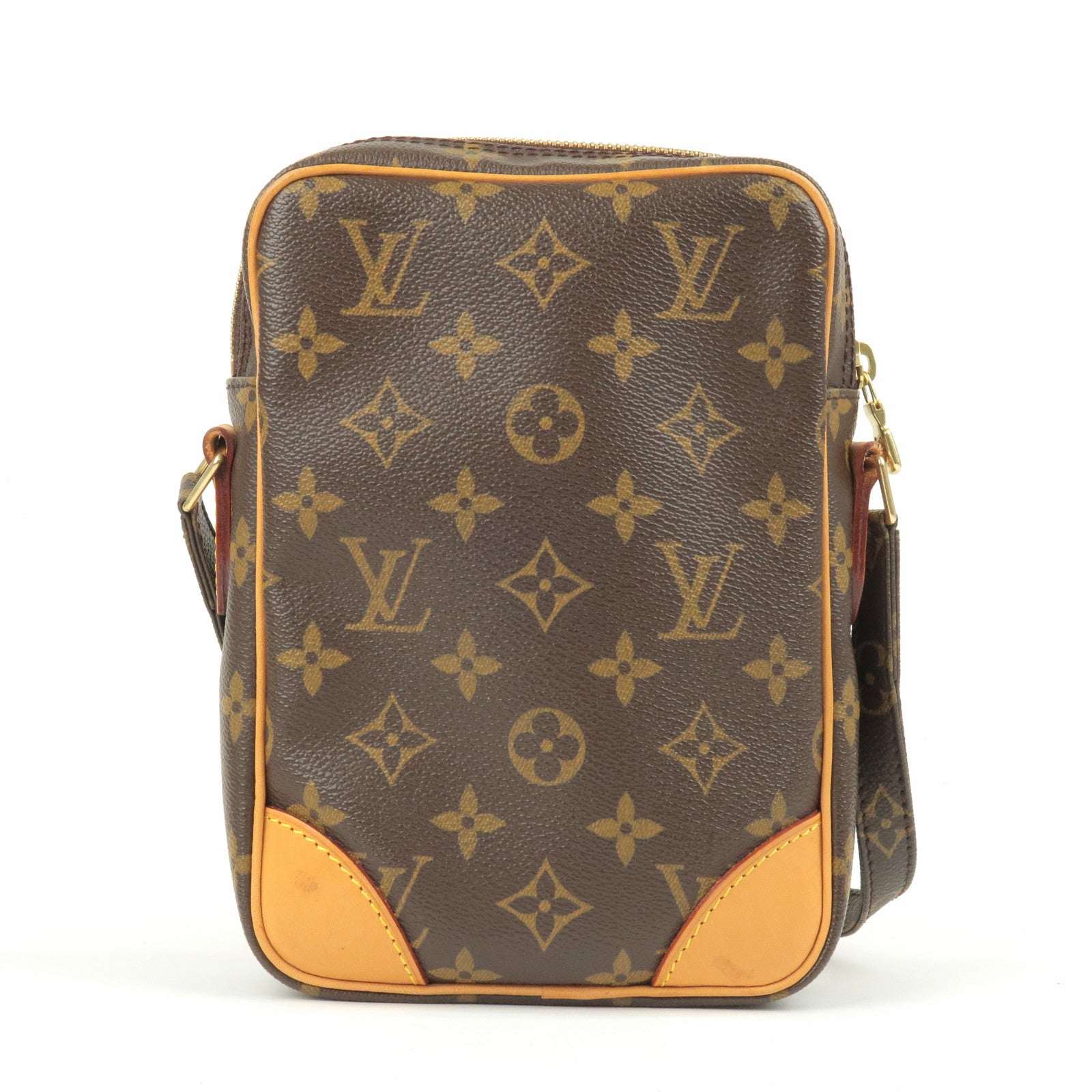 Authentic Louis Vuitton Monogram Danube Shoulder Cross Body Bag M45266 LV  J4388
