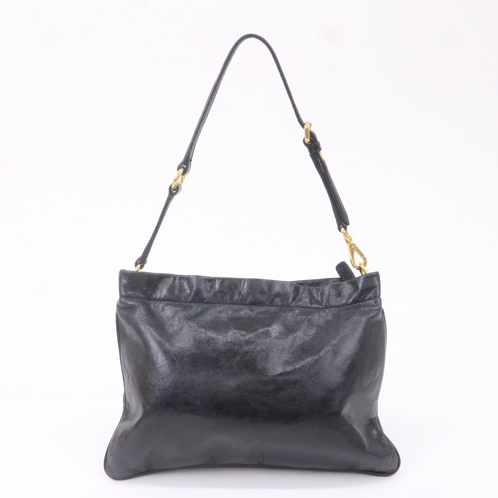 Miu Miu Vintage - Leather Crossbody Bag - Brown - Leather Handbag