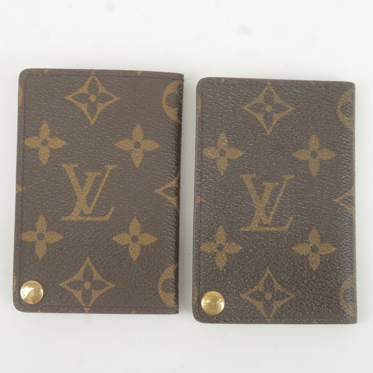 Louis Vuitton Monogram Set of2 Porte Cartes Credit Pression M60937