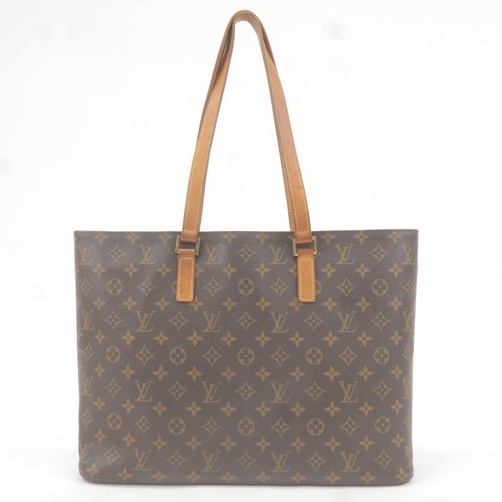 LOUIS VUITTON M51155 Luco Tote Bag Monogram Brown USED